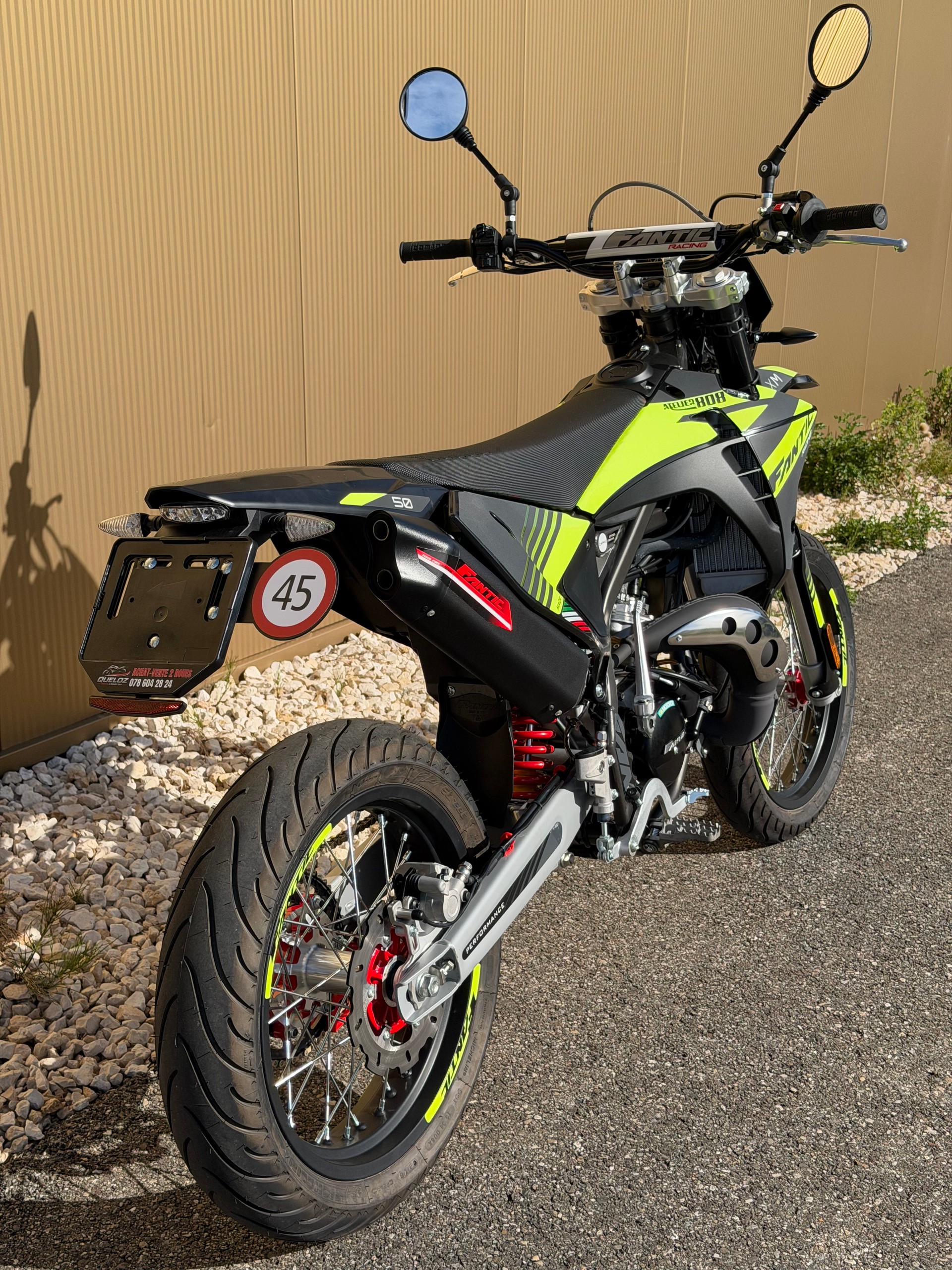 FANTIC Motard 50 Performance PLAQUE JAUNE 45 KM/H-image-5