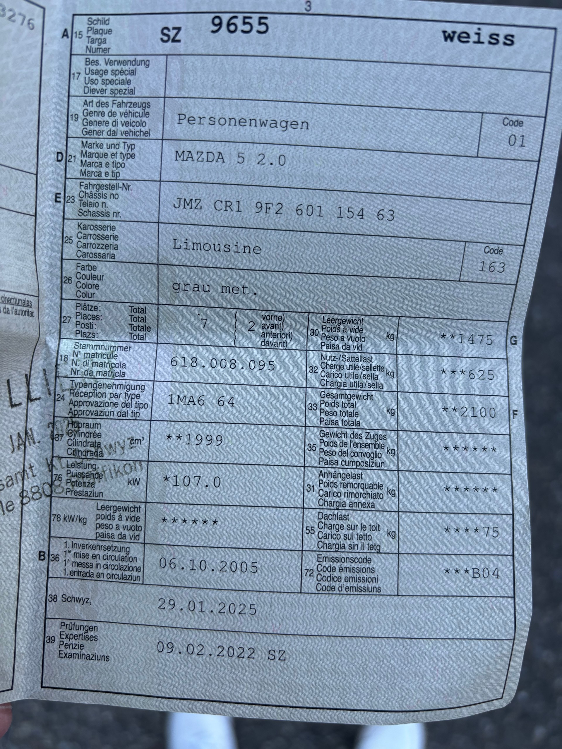 MAZDA 5 2.0 16V Confort-image-14