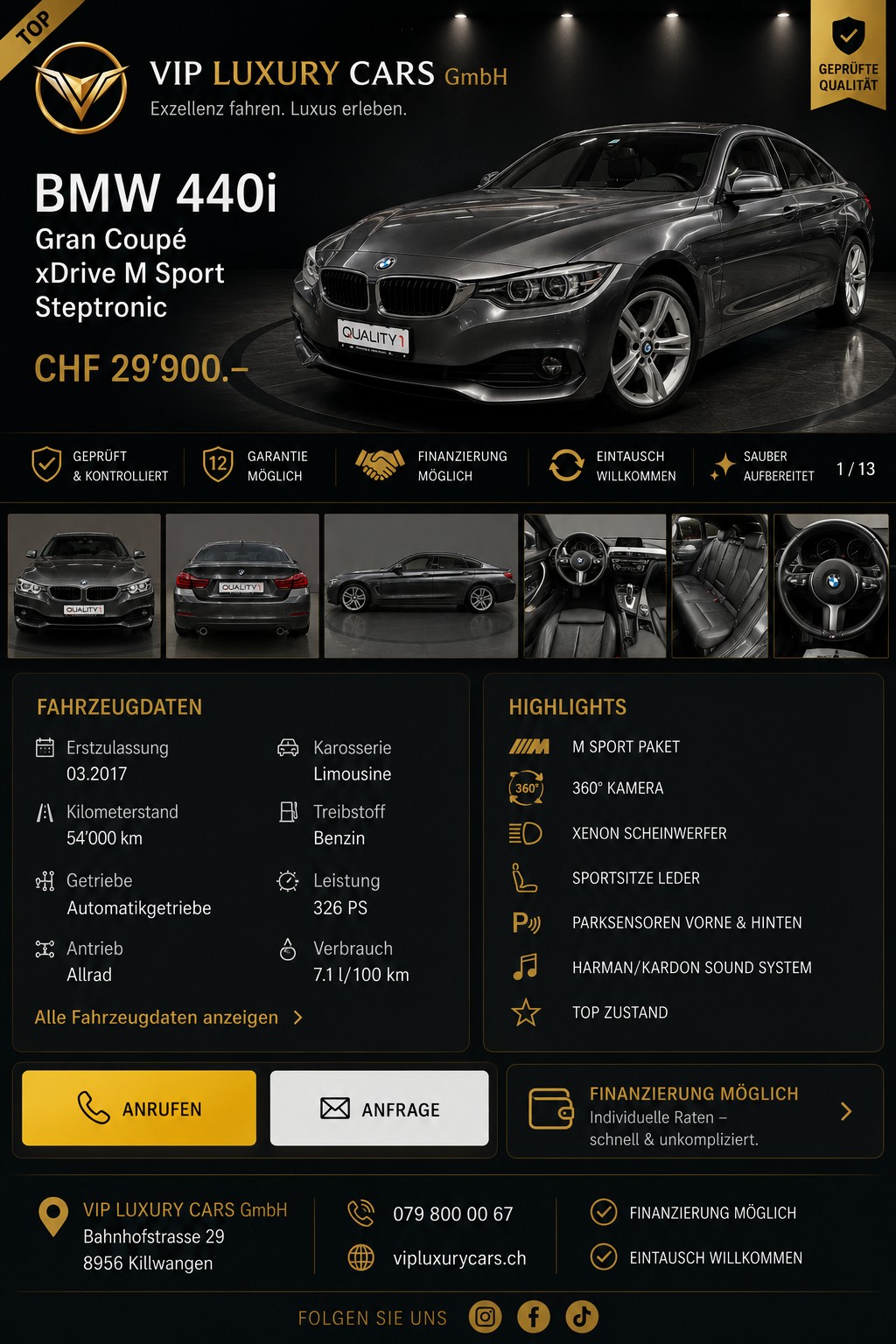 BMW 440i Gran Coupé xDrive M Sport Steptronic-showroom-element-1