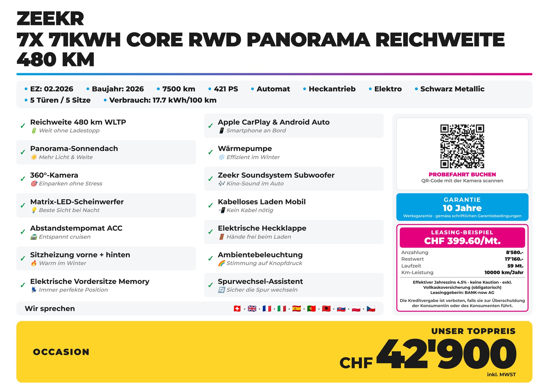 ZEEKR 7X 71kWh Core RWD Panorama Reichweite 480 km-showroom-element-1
