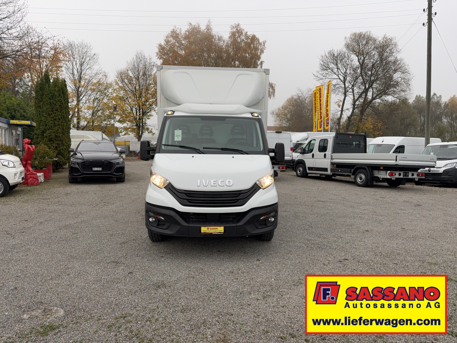 IVECO Daily 35S18 HI-MATCI Koffer mit Hebebühne + Seitentüre-image-2