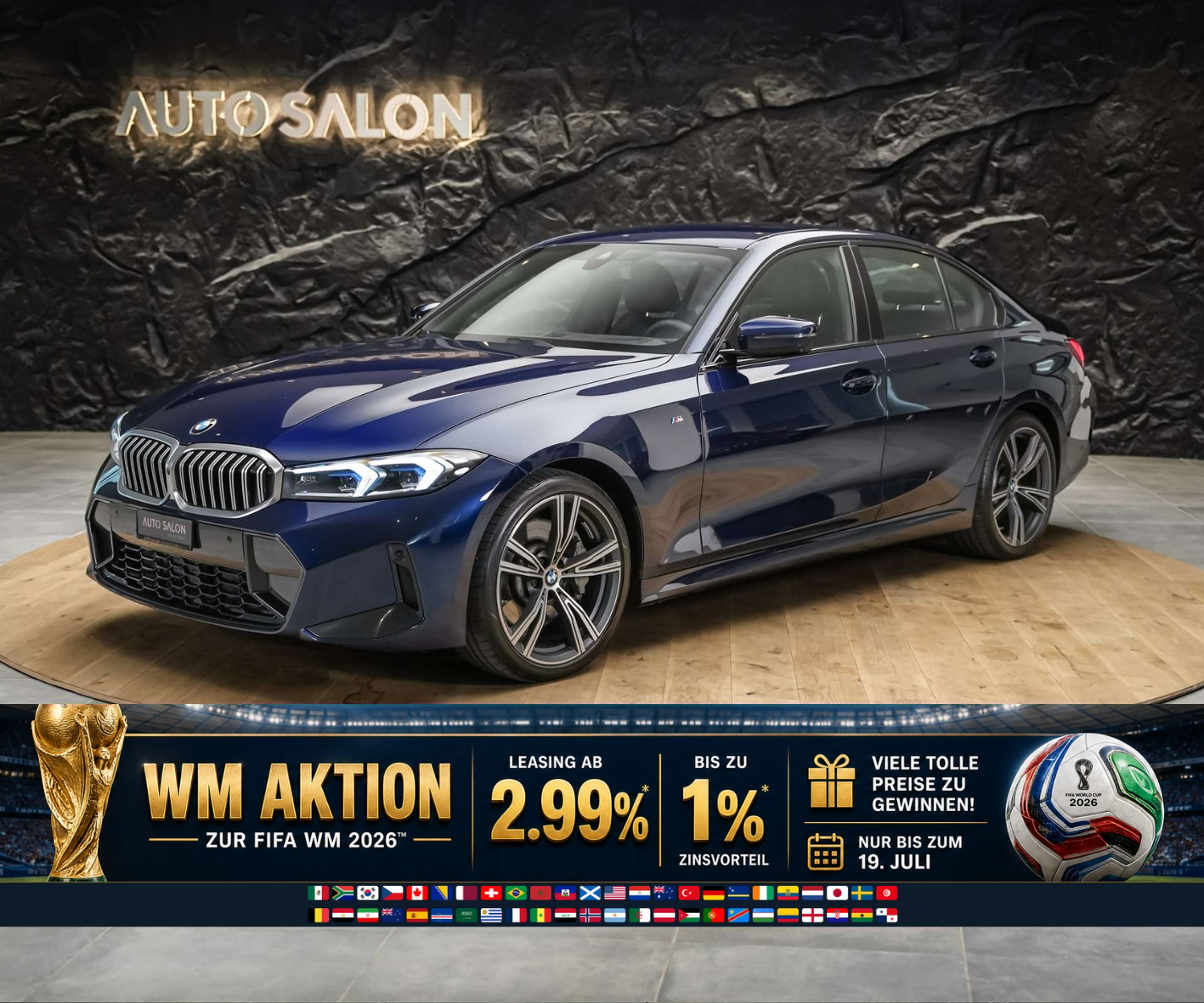 BMW 330i xDrive Steptronic M Sport *Leder*El. Sitze*Head-Up*360° Kamera*