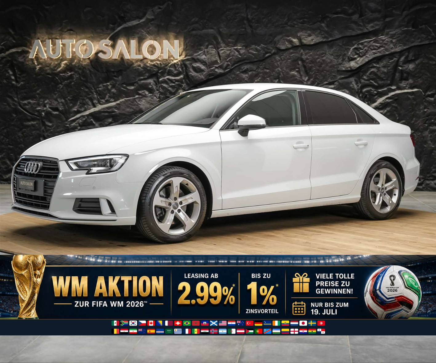 AUDI A3 Limousine 2.0 T FSI Sport quattro S-Tronic *4x4*MMI plus touch*Sitzheizung*