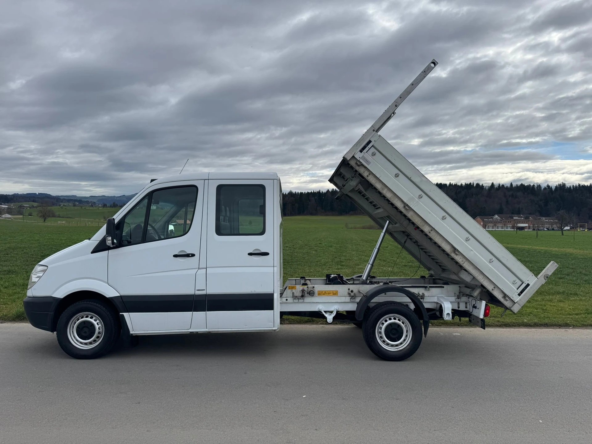 MERCEDES-BENZ Sprinter 313 CDI Standard Kipper mit Anhängerkupplung-image-0