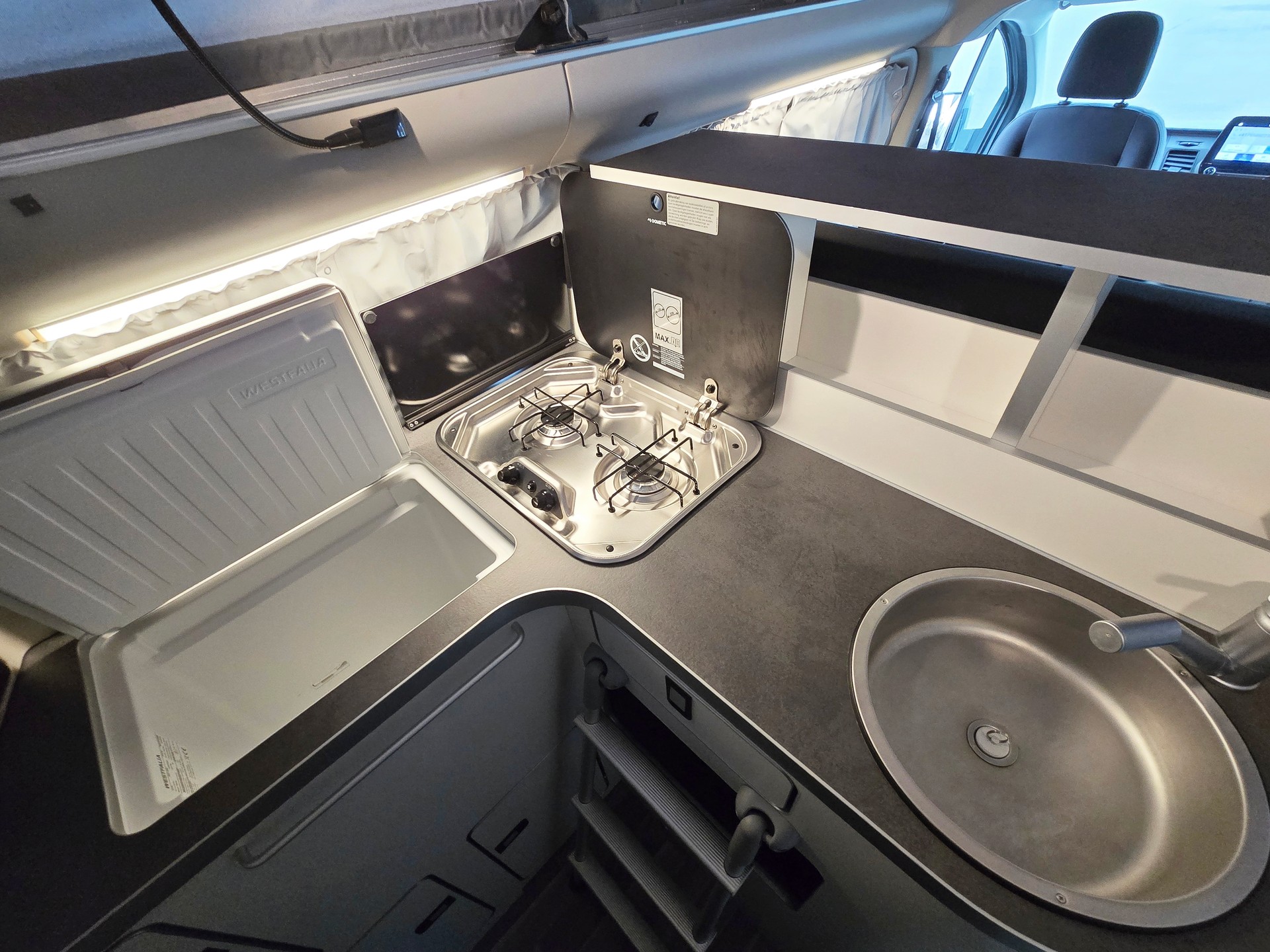 FORD TRANSIT CUSTOM NUGGET WESTFALIA AUFSTELLDACH 2,0 TDCI DIESEL AUTOMAT-image-12