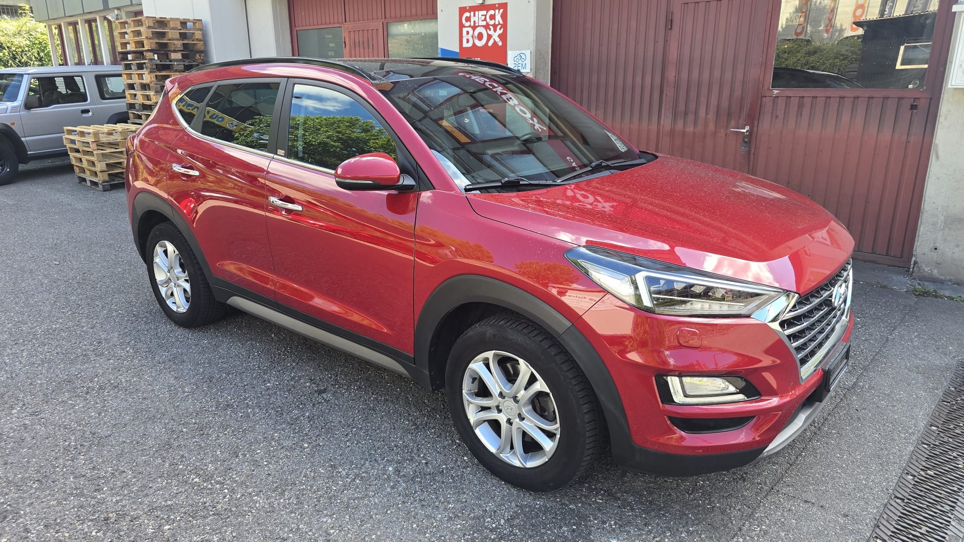 HYUNDAI Tucson 1.6 TGDI Vertex 4WD DCT Leder/cuir / Navi / ACC Tempomat / Panorama toit dach / CH AUTO-image-0