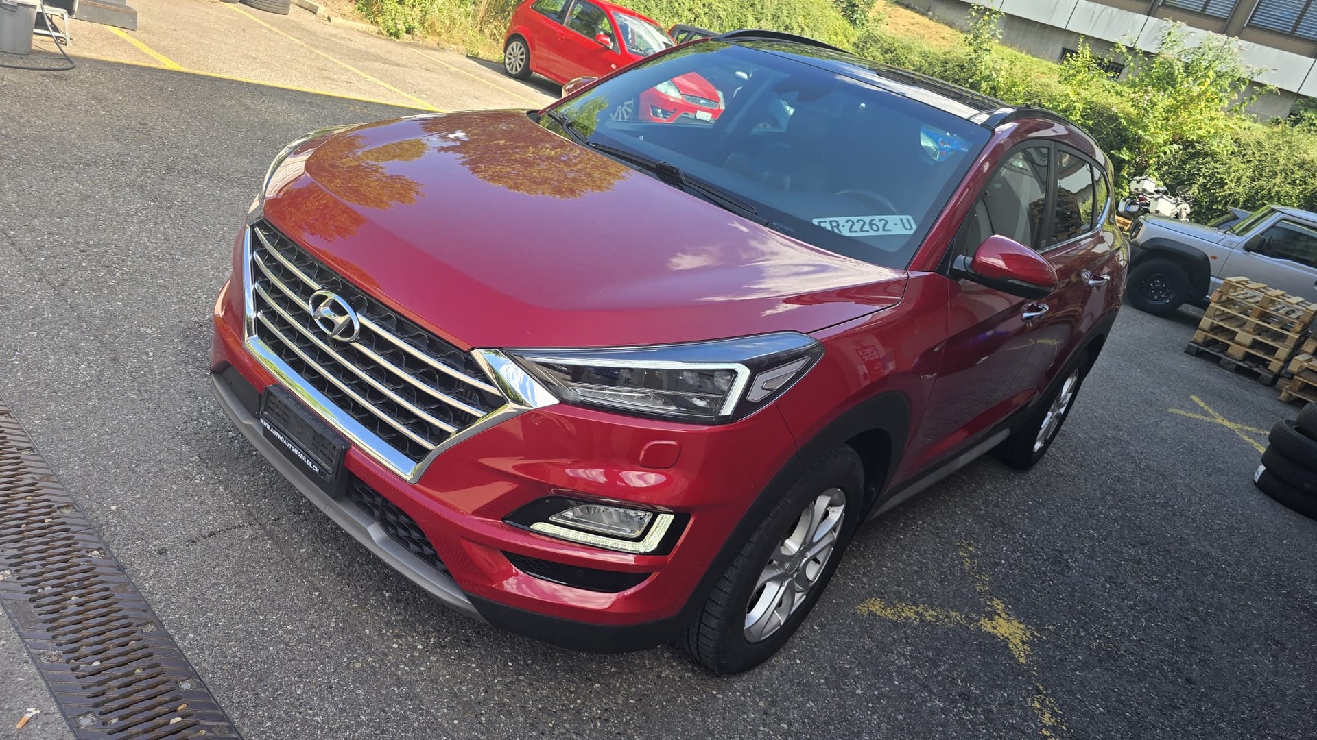 HYUNDAI Tucson 1.6 TGDI Vertex 4WD DCT Leder/cuir / Navi / ACC Tempomat / Panorama toit dach / CH AUTO-image-1