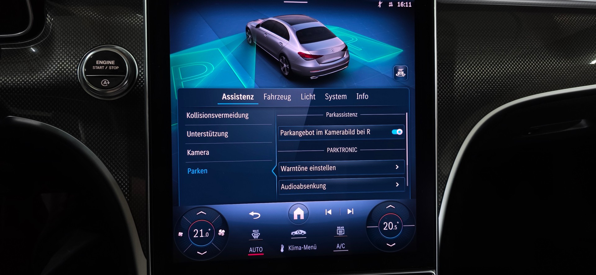 MERCEDES-BENZ C 220 d AMG Line *Anhängerkupplung*Aktiver Spurhalte-&Bremsassistent*Rückfahrkamera*Ambientebeleuchtung*-image-19