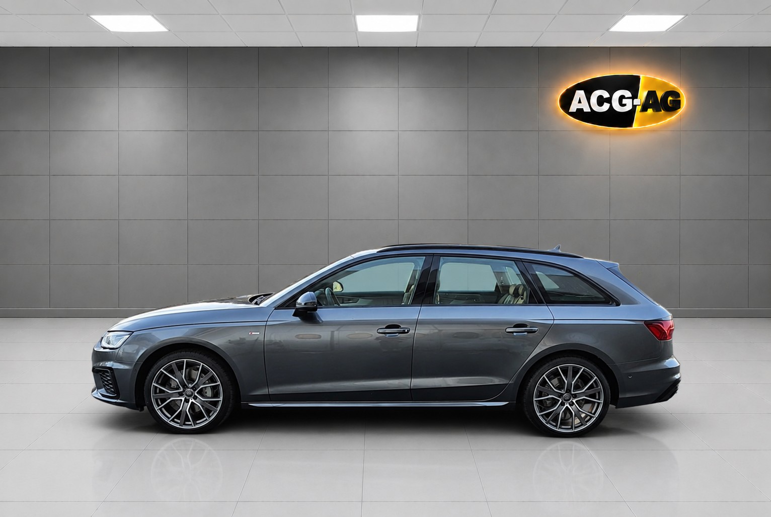 AUDI A4 Avant 40 TDI S line quattro S-tronic ** H.Up Display ** Gr.Navi MMI Plus ** Leder-Alcantara Sportsitze ** 19" Aluräder **-image-5