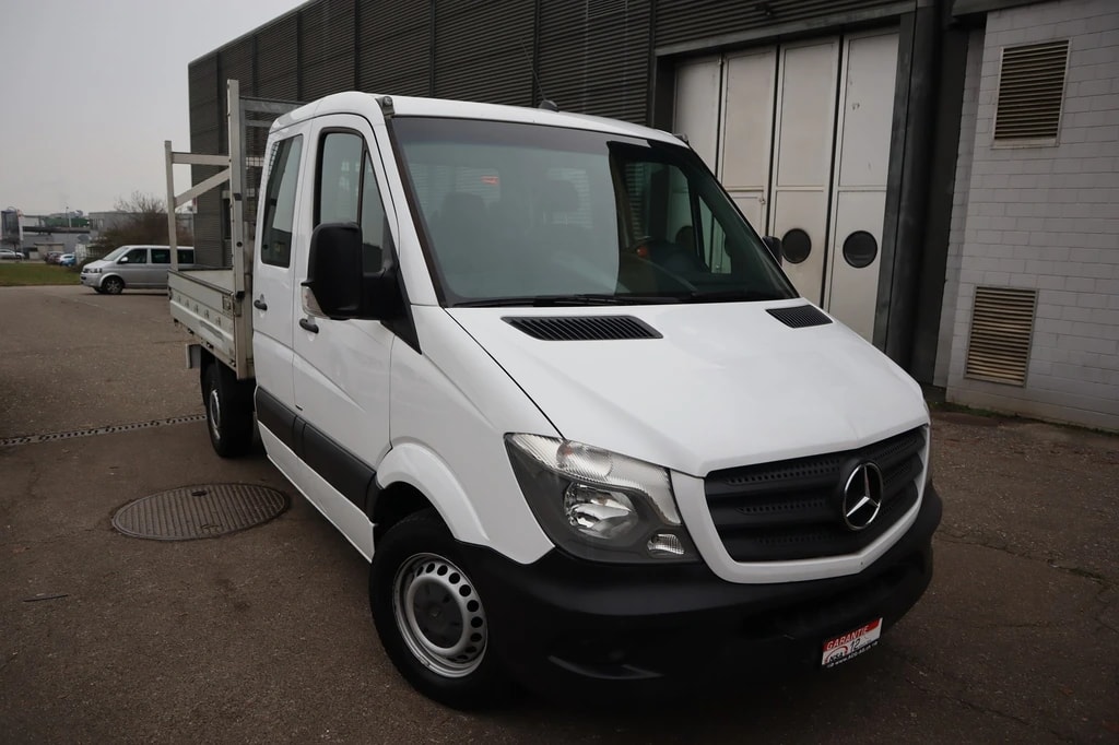 MERCEDES-BENZ Sprinter 316 CDI Lang **Brücke mit DoppelKabine ** 7-Plätzer ** AHK ** Frisch ab MFK & Service **-image-0