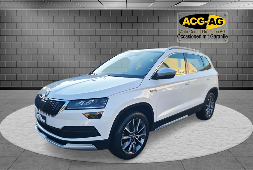 SKODA Karoq 2.0 TDI CR Scout 4x4 DSG ** Gr-Navi ** RF-Kamera ** Anh-Kupplung ** Totwinkel-Assist ** Frisch Ab MFK & Service **-image-2