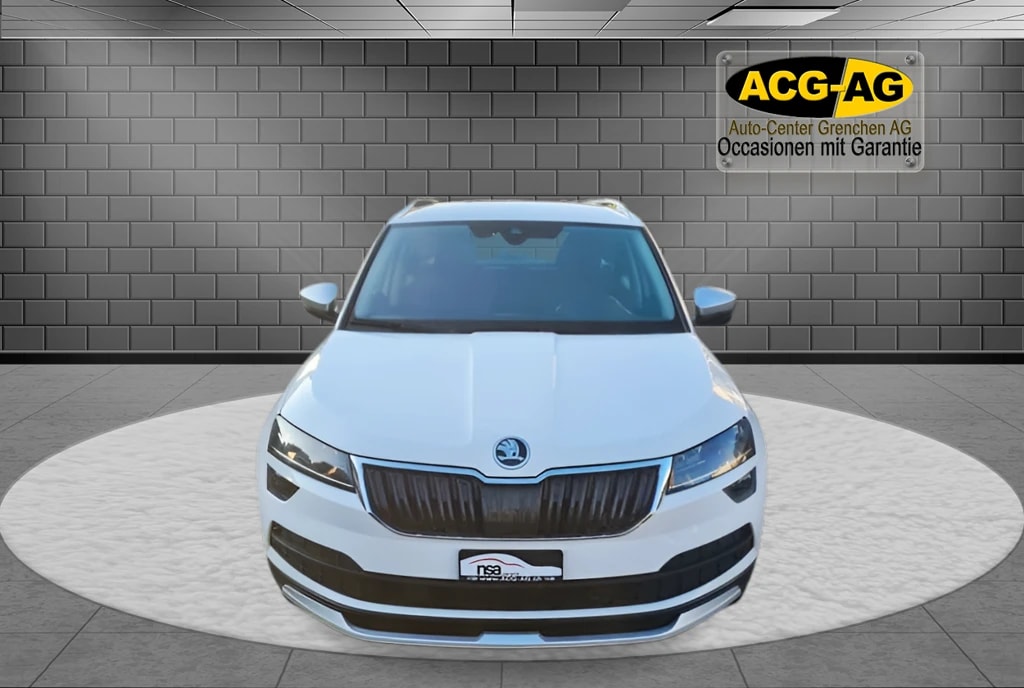 SKODA Karoq 2.0 TDI CR Scout 4x4 DSG ** Gr-Navi ** RF-Kamera ** Anh-Kupplung ** Totwinkel-Assist ** Frisch Ab MFK & Service **-image-1