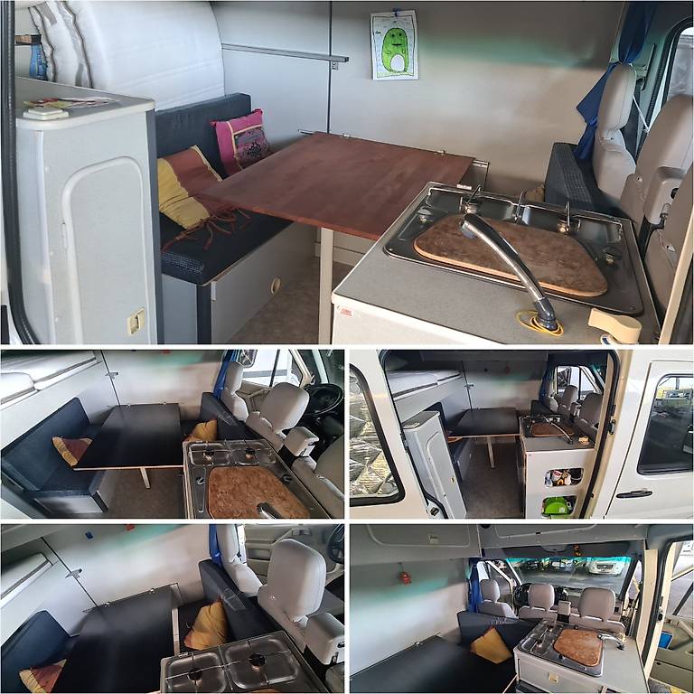 VW LT 35 2.8 TDI Camper mit Motorradgarage-image-17