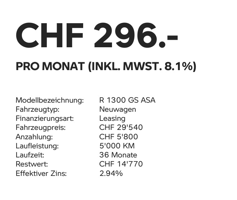 BMW R 1300 GS ASA - mit 2.94%-Leasing ab 296.-/Monat möglich*-image-5