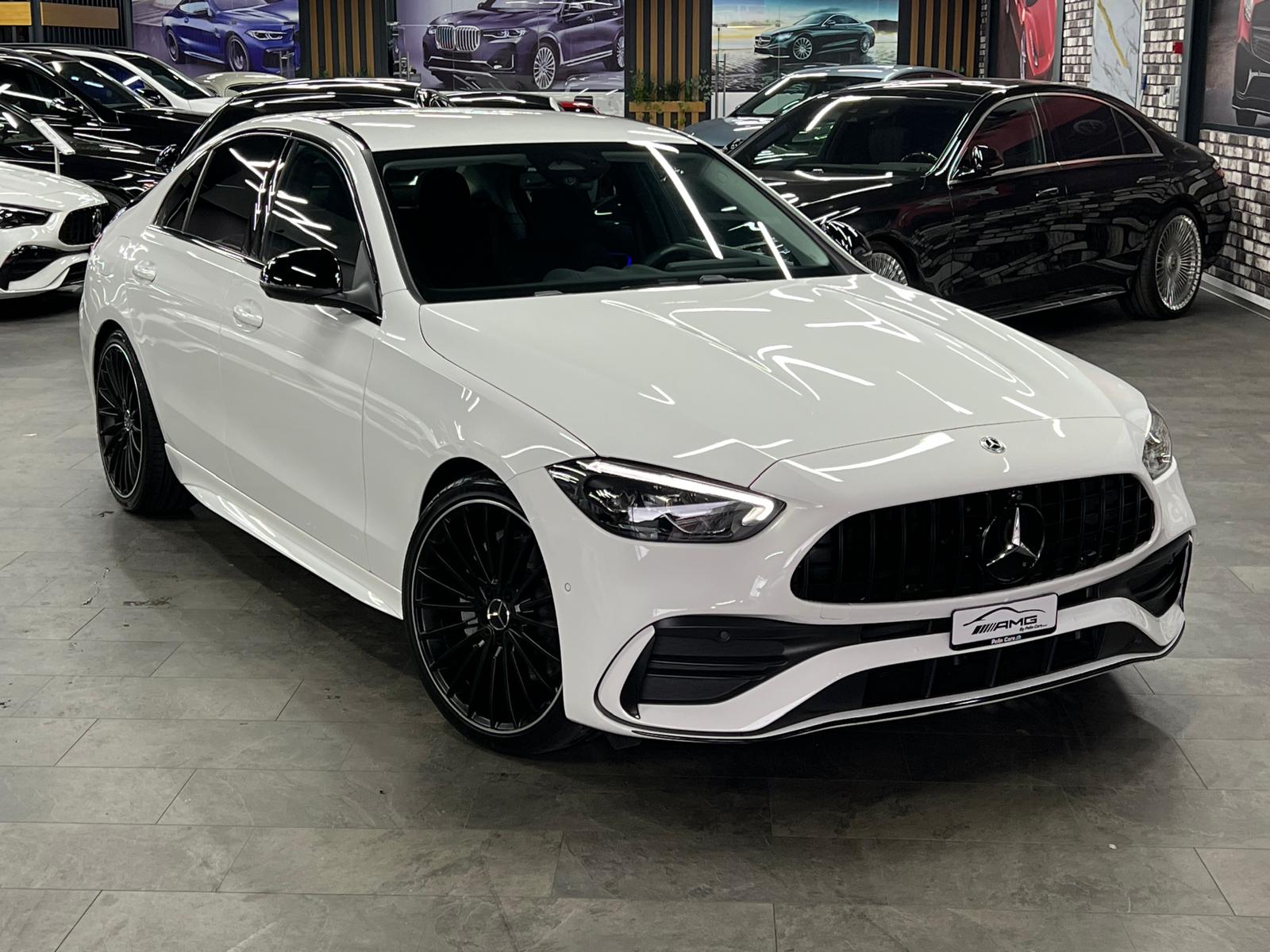 MERCEDES-BENZ C 180 AMG (C63s AMG Bodykit) Limited White&Black Performance 5 Jahre Werksgarantie & Gratisservice-image-4