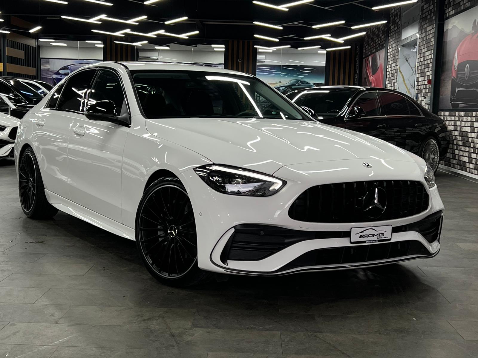 MERCEDES-BENZ C 180 AMG (C63s AMG Bodykit) Limited White&Black Performance 5 Jahre Werksgarantie & Gratisservice-showroom-element-3