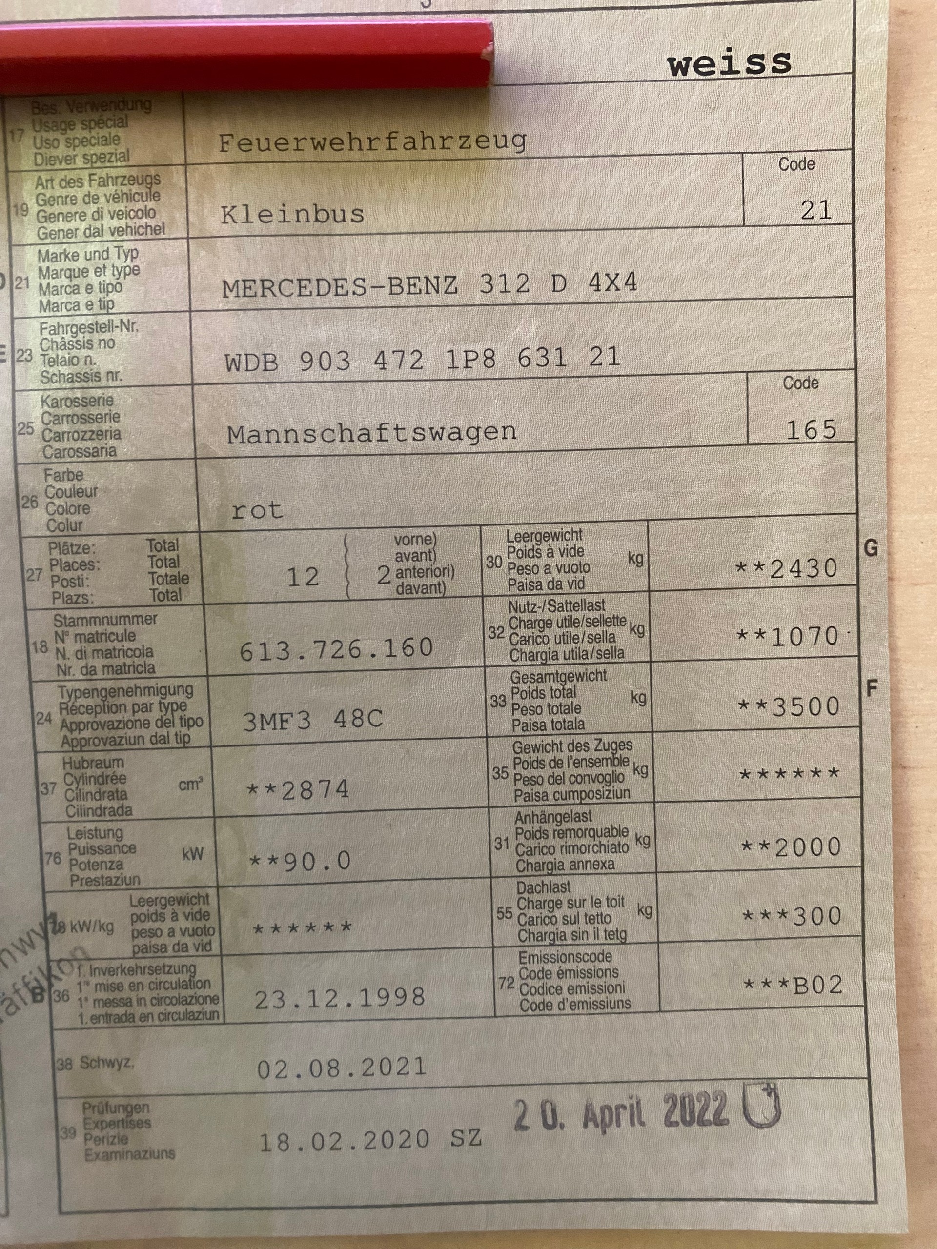 MERCEDES-BENZ 4x4 312-image-13