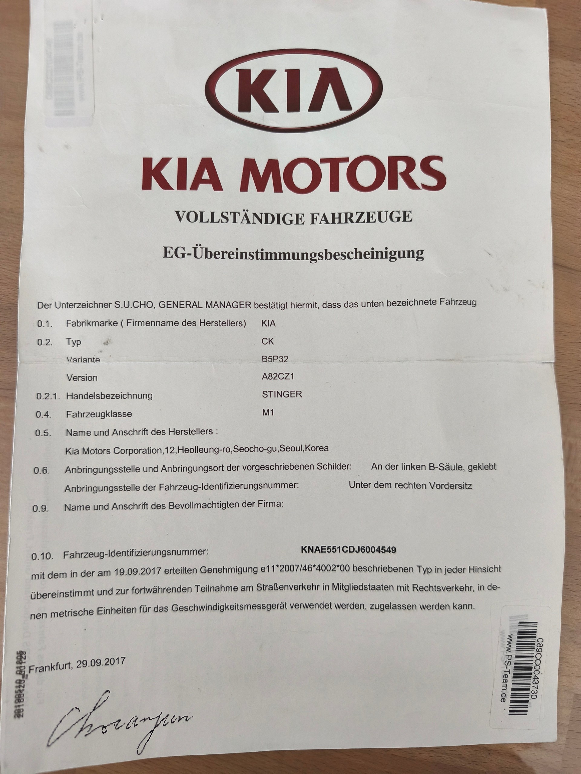 KIA 3.3 T-GDi Klappenanlage Bastuck-image-8
