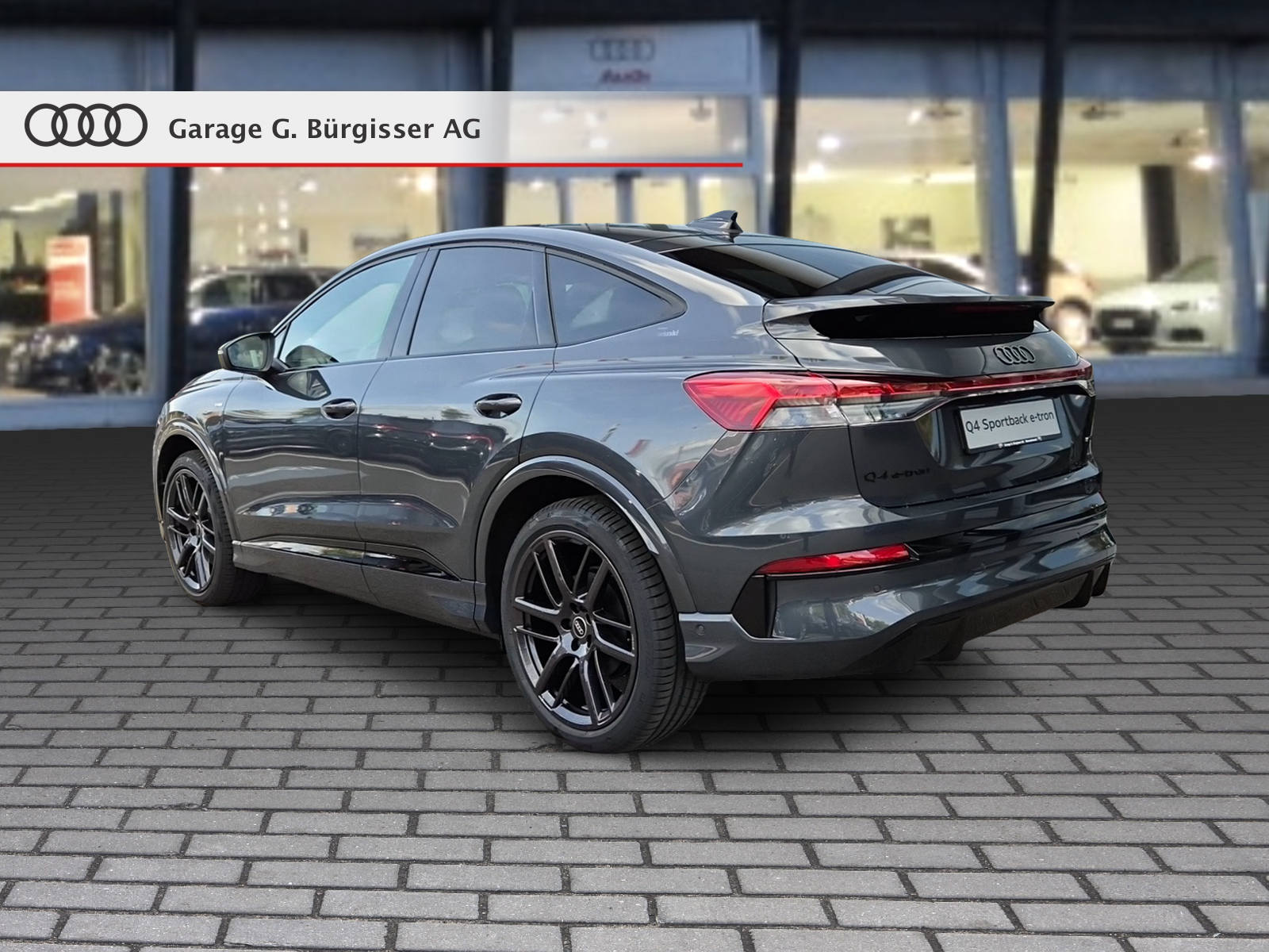 AUDI Q4 Sportback e-tron quattro performance Swiss Ski Tamboragrau Metallic-image-3