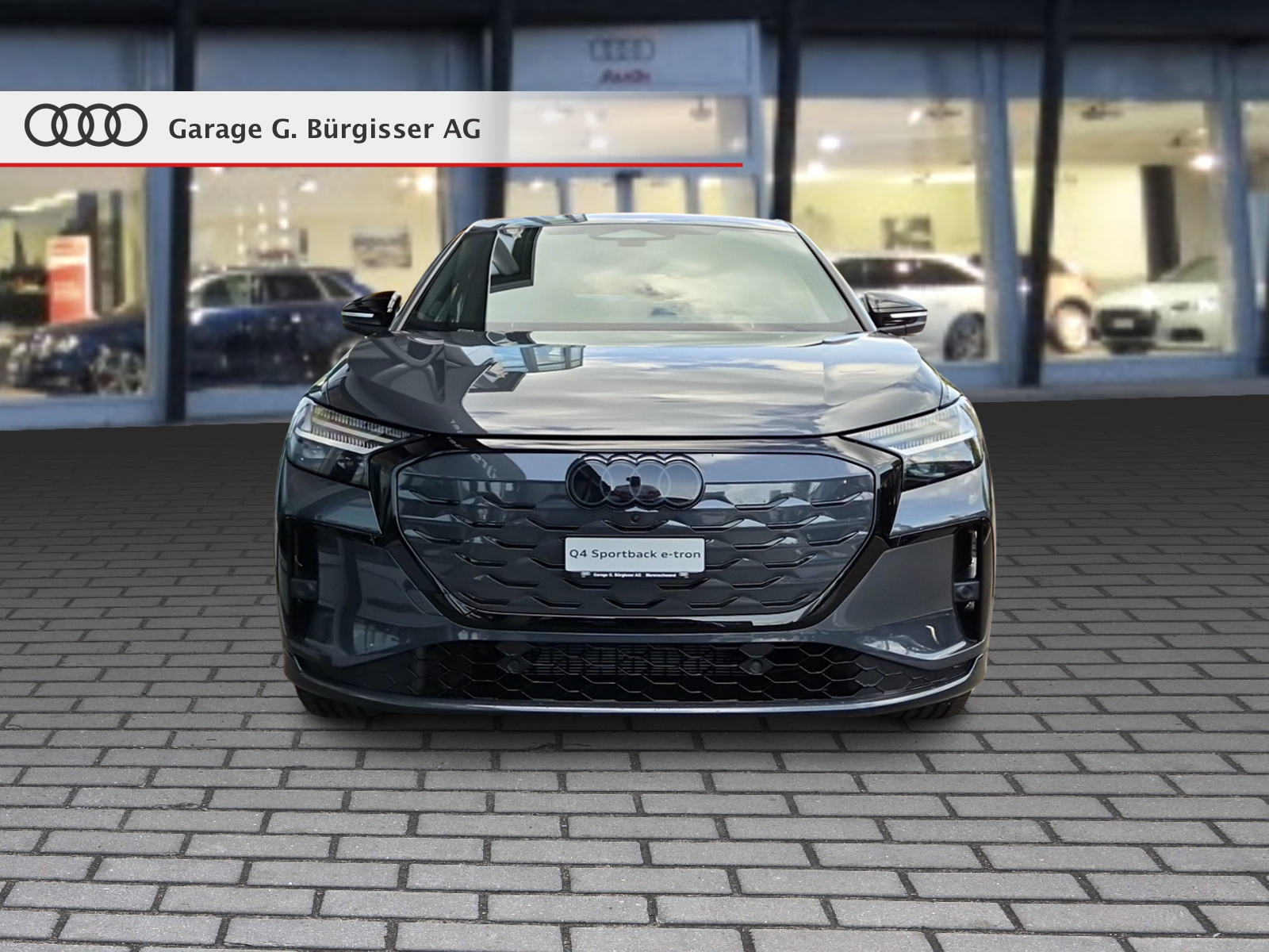 AUDI Q4 Sportback e-tron quattro performance Swiss Ski Tamboragrau Metallic-image-1