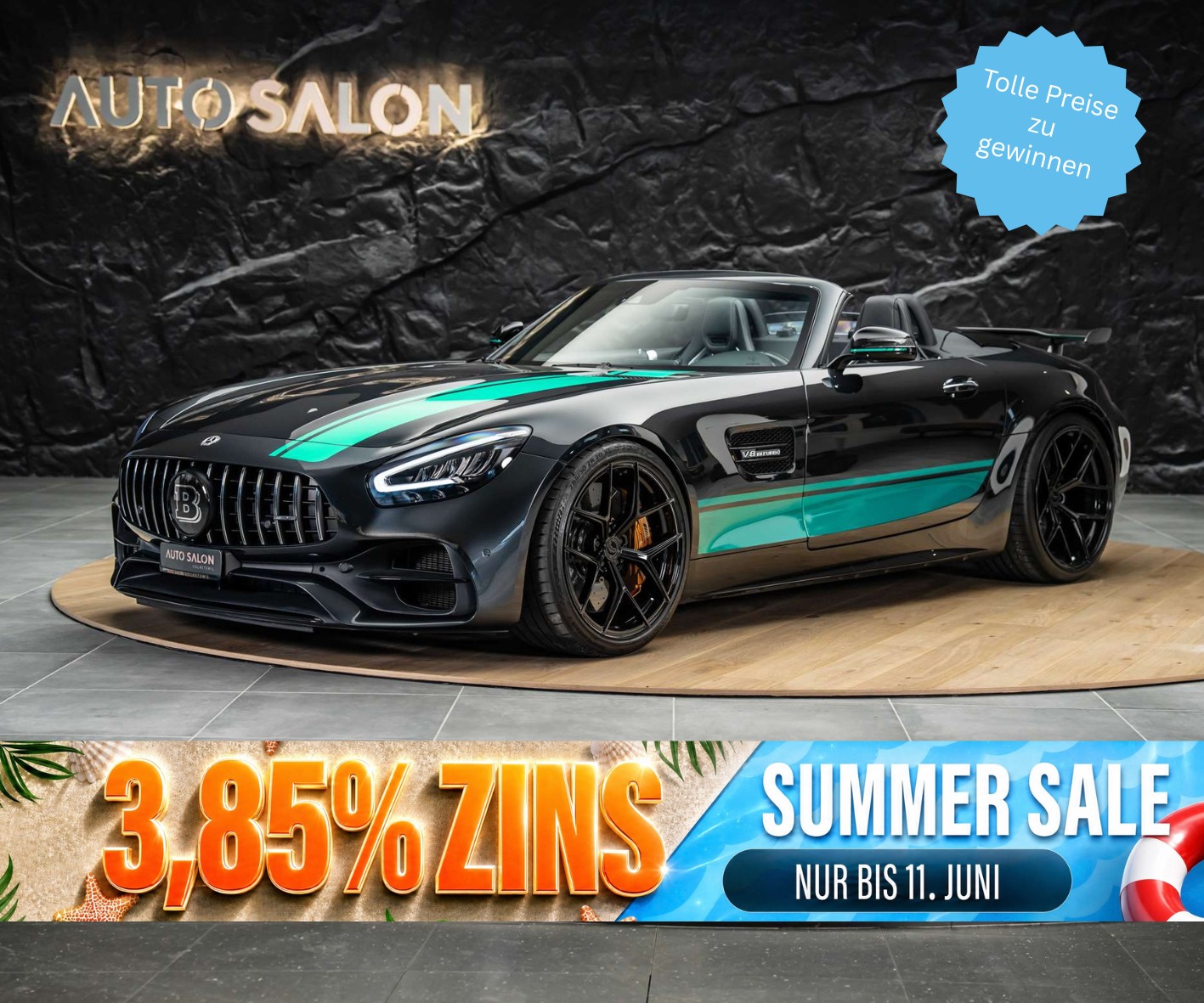 MERCEDES-BENZ AMG GT C Roadster Speedshift DCT *CH-Auto*Keramik*Burmester*Sitzlüftung*MSI+*