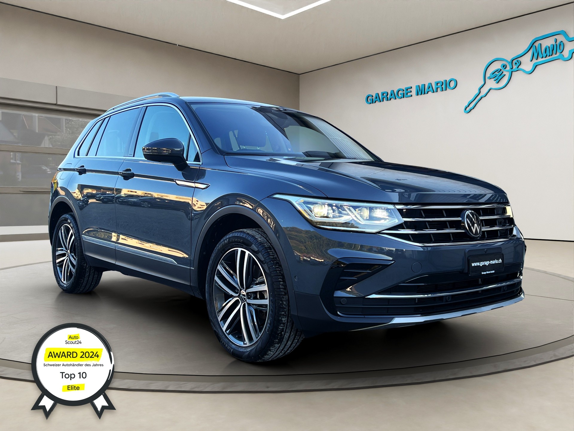 VW Tiguan 2.0 TDI SCR ❗Elegance 4Motion DSG❗✅CH-Fahrzeug & VOLLLEDERAUSSTATTUNG✅-image-0