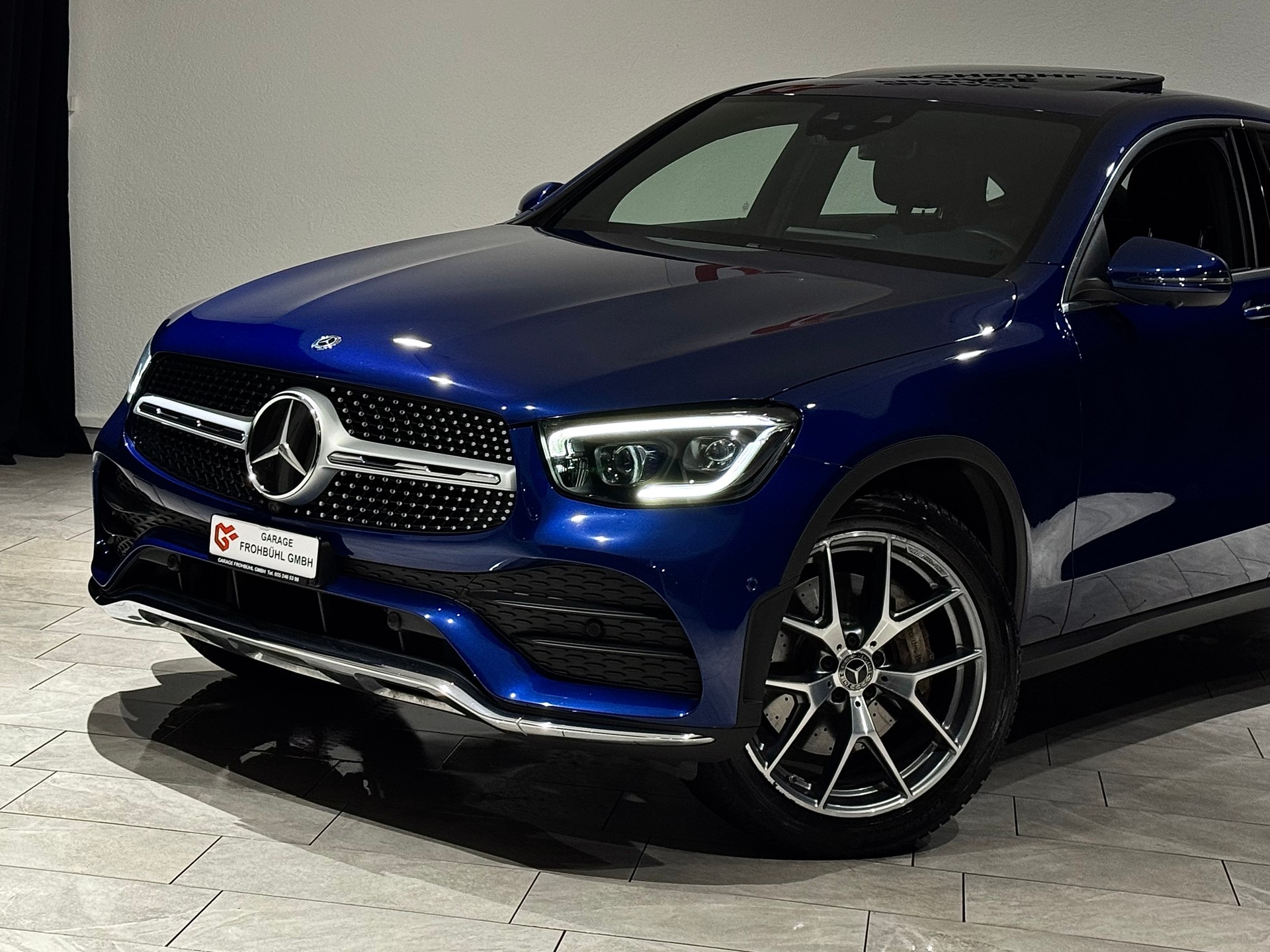 MERCEDES-BENZ GLC Coupé 400 d AMG Line 4Matic 9G-Tronic | 1.Hand | CH |-image-9