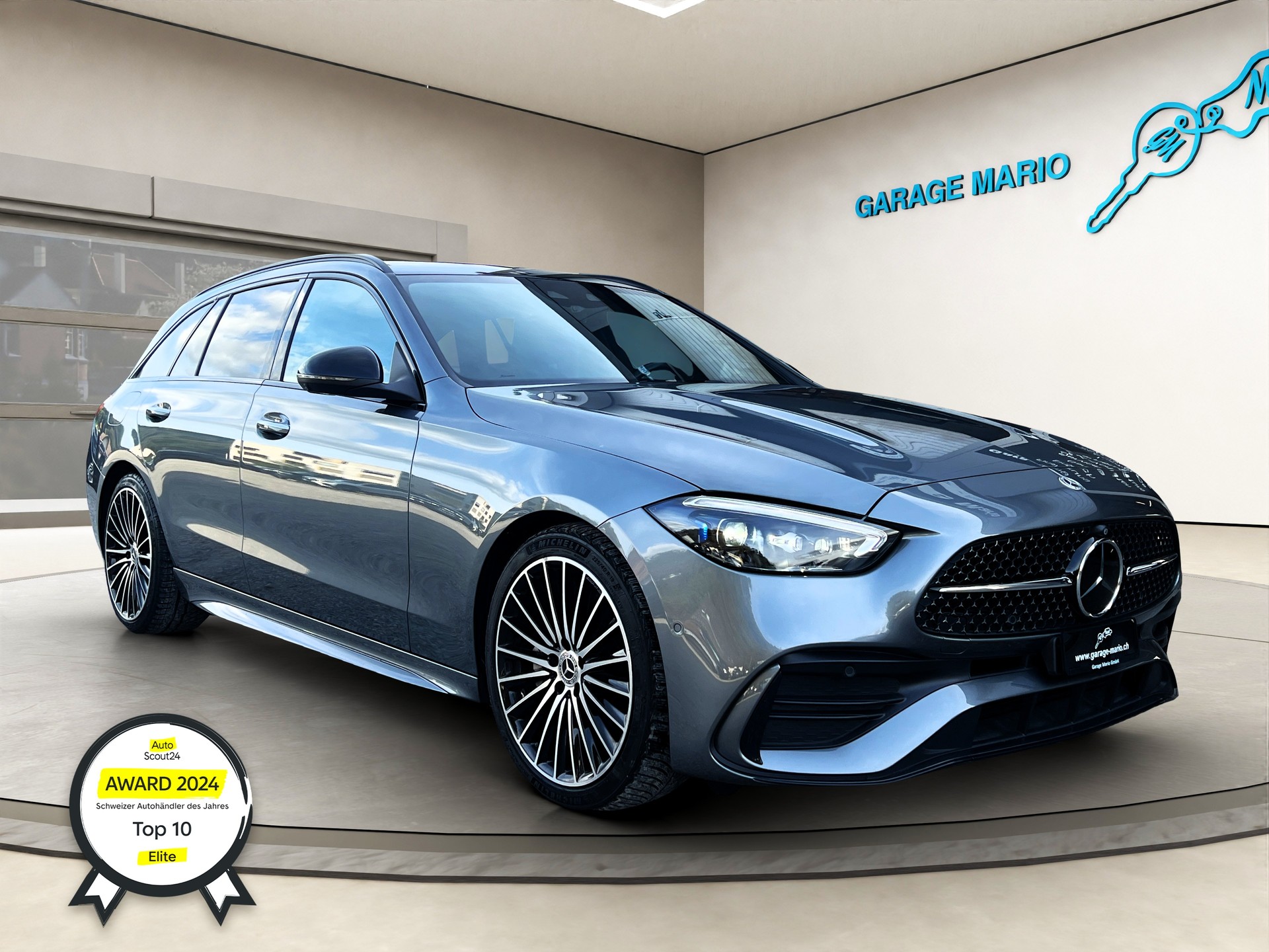 MERCEDES-BENZ C 300 T 4Matic❗FACELIFT AMG Line❗✅CH-Fahrzeug aus 1. Hand & 8-fach bereift✅-image-0