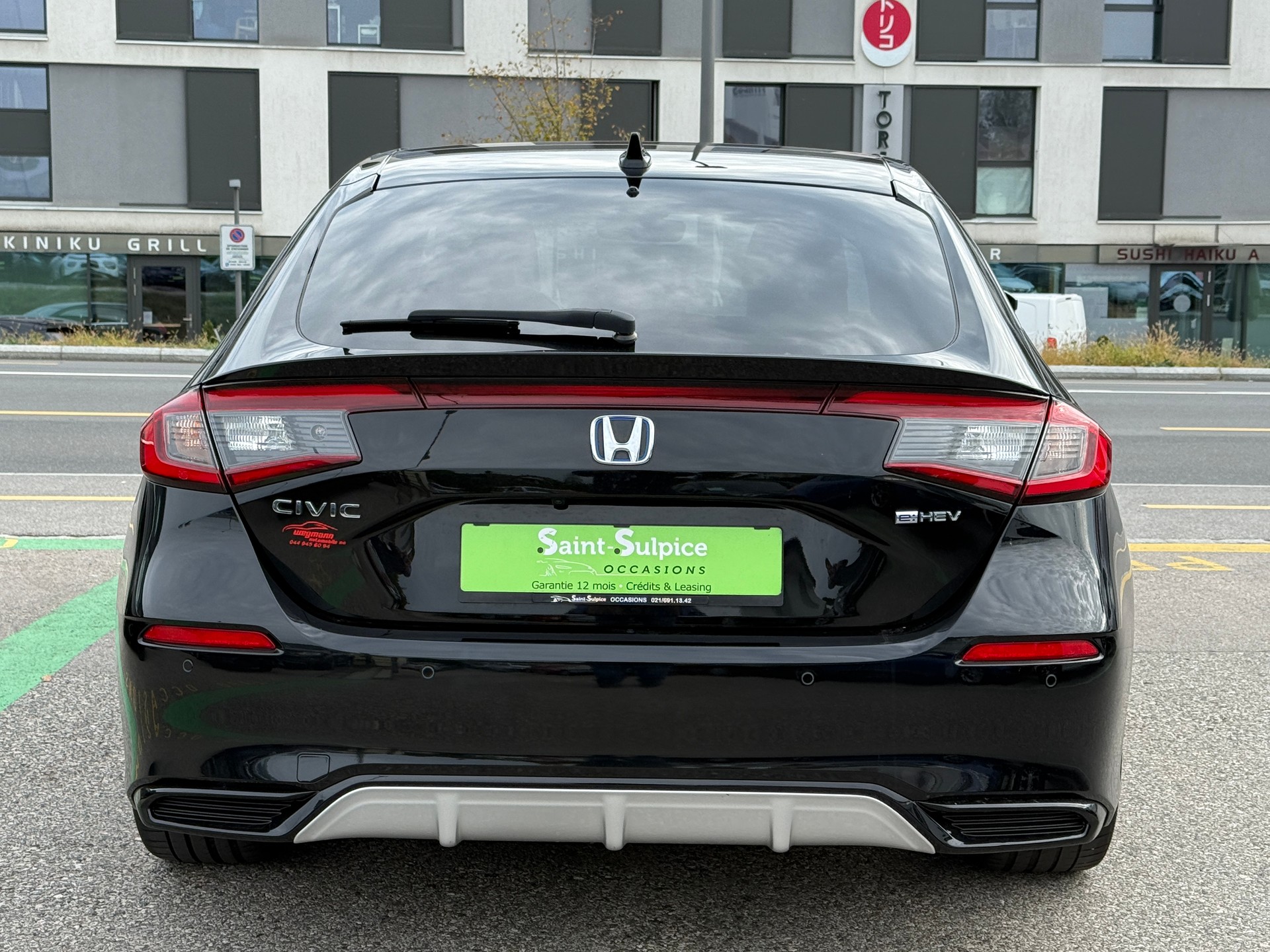 HONDA Civic 2.0 i-MMD HEV Sport - 184 CV - Totalement Hybride - Rabais 90% sur la Taxe des plaques annuel !-showroom-element-3