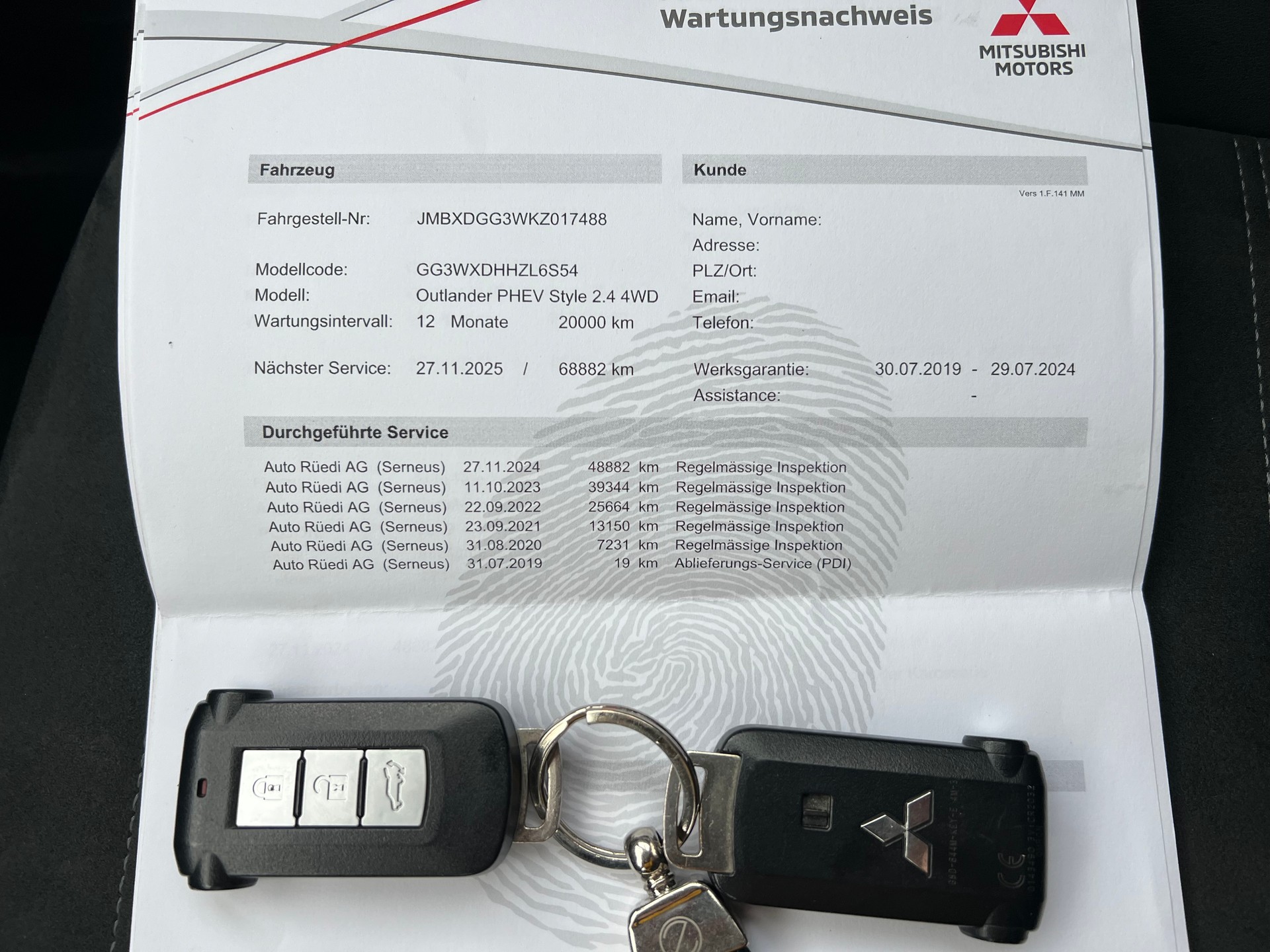 MITSUBISHI Outlander 2.4 PHEV Style 4WD Automatic (CHF 256.15/Monat)-image-15