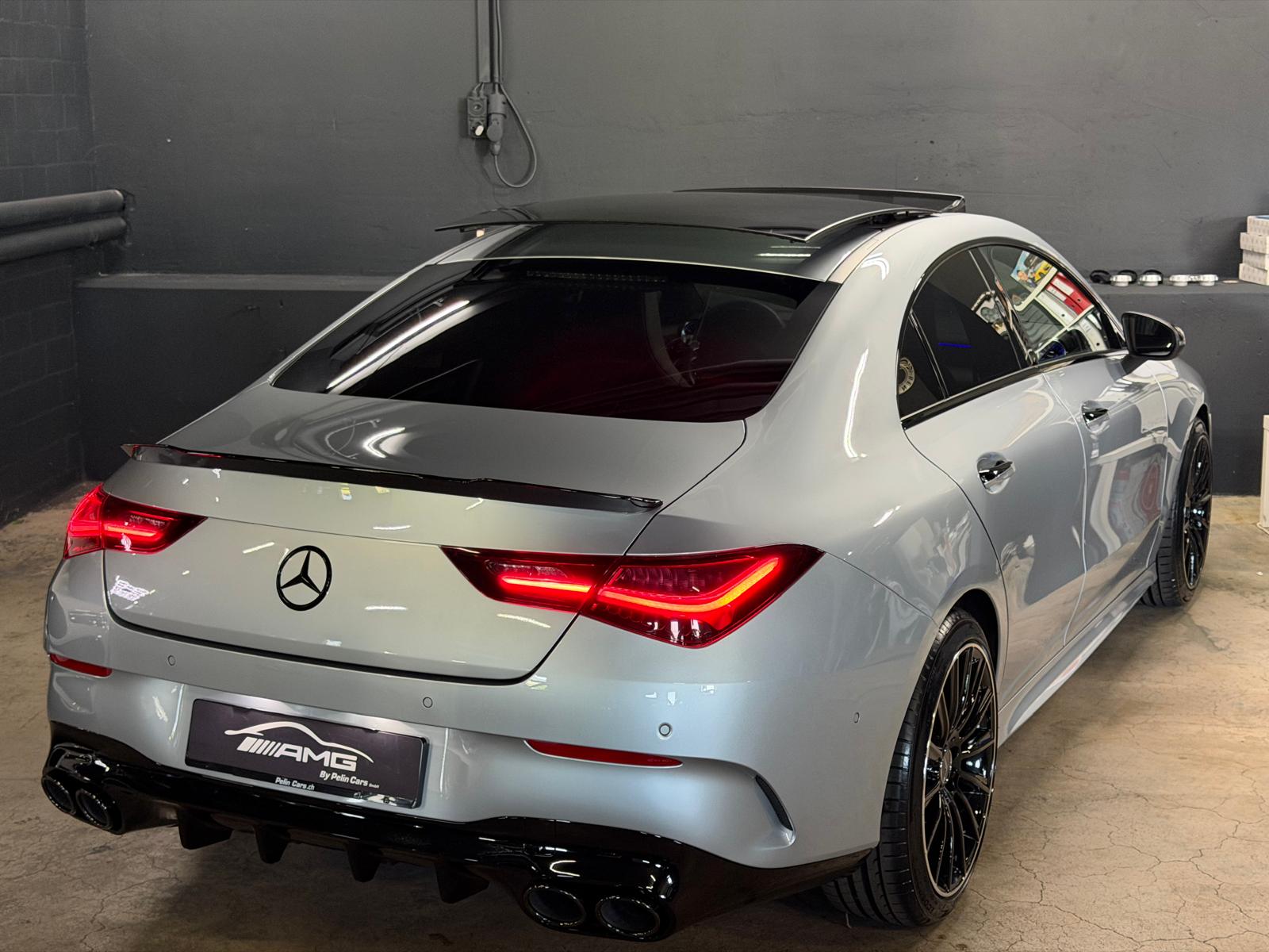 MERCEDES-BENZ CLA 200 AMG (CLA45 AMG Optik) 8G-DCT Limited Silver&Black Performance-image-5