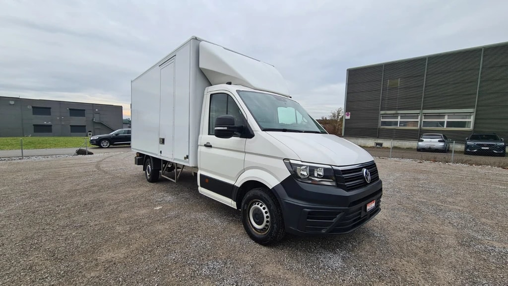VW Crafter 35 2.0 TDI Koffer/Hebebuhne Champion L4 ** DSG -Automat ** 3-Plätzer ** RF-Kamera ** N.L 670 ** Frisch Ab Service **-image-0