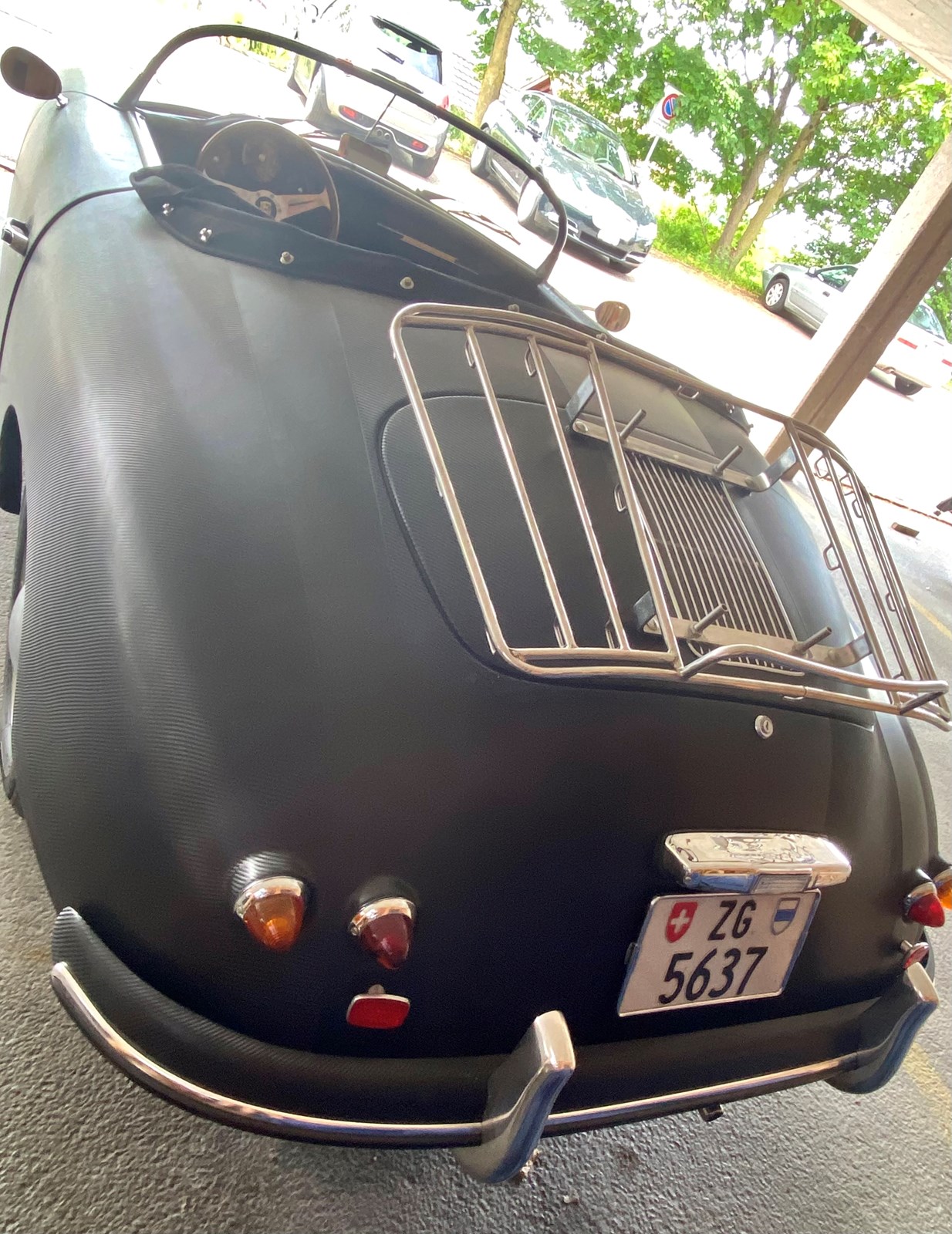 PORSCHE Speedster APAL Replica 1956 Carbonoptik Foliert-image-4