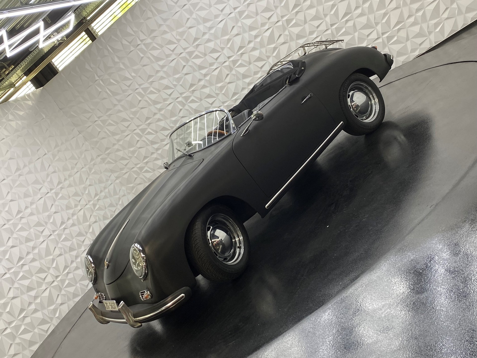 PORSCHE Speedster APAL Replica 1956 Carbonoptik Foliert-image-1