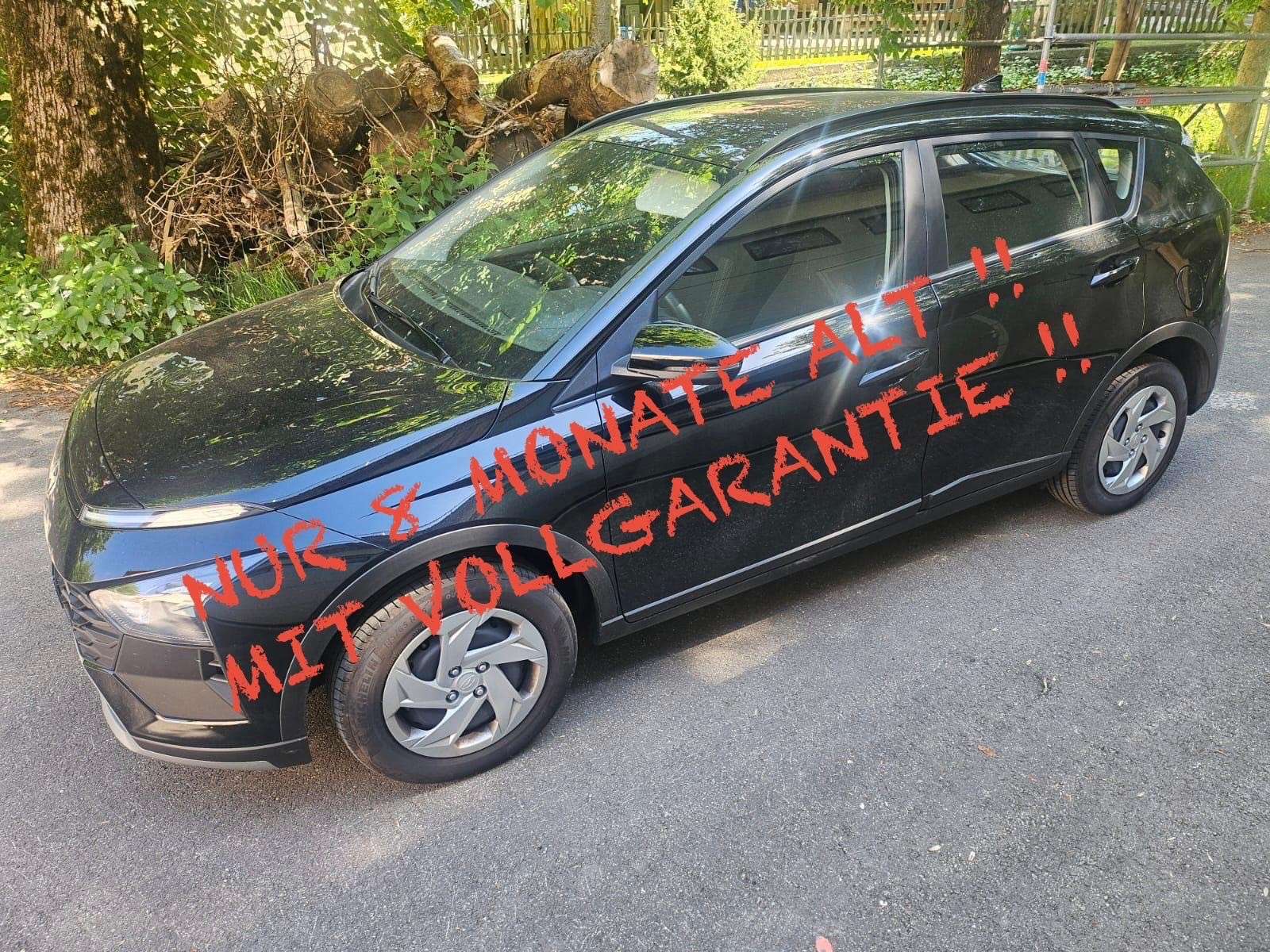 HYUNDAI 03. 11. 2025 !! BAYON 1.0 T-GDi CH WAGEN . MIT HAGELSCHADEN. MIT WERKS GARANTIE. NUR 11`900 KM. SAUBER GEPFLEGT 15`900.- !!