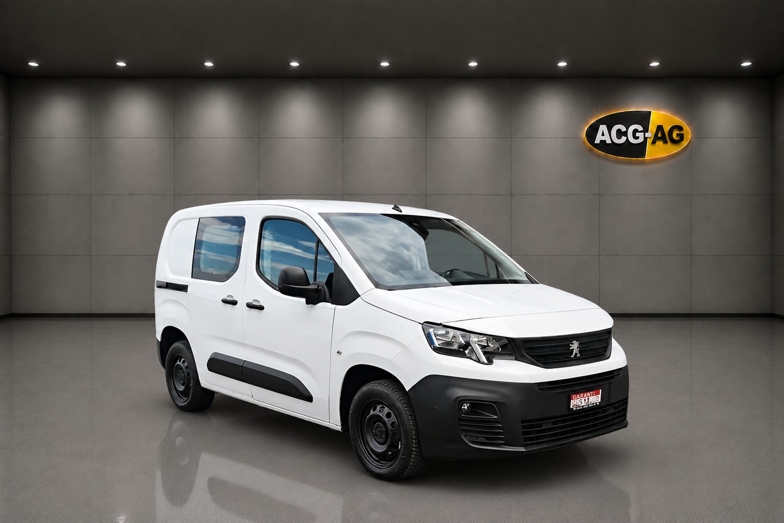 PEUGEOT Partner 1.5 Blue HDi s/s Asphalt 1000kg ** 130 PS ** 3-Plätzer ** RF-Kamera ** Anh-Kupplung ** Frisch Ab MFK & Service ** **-image-0