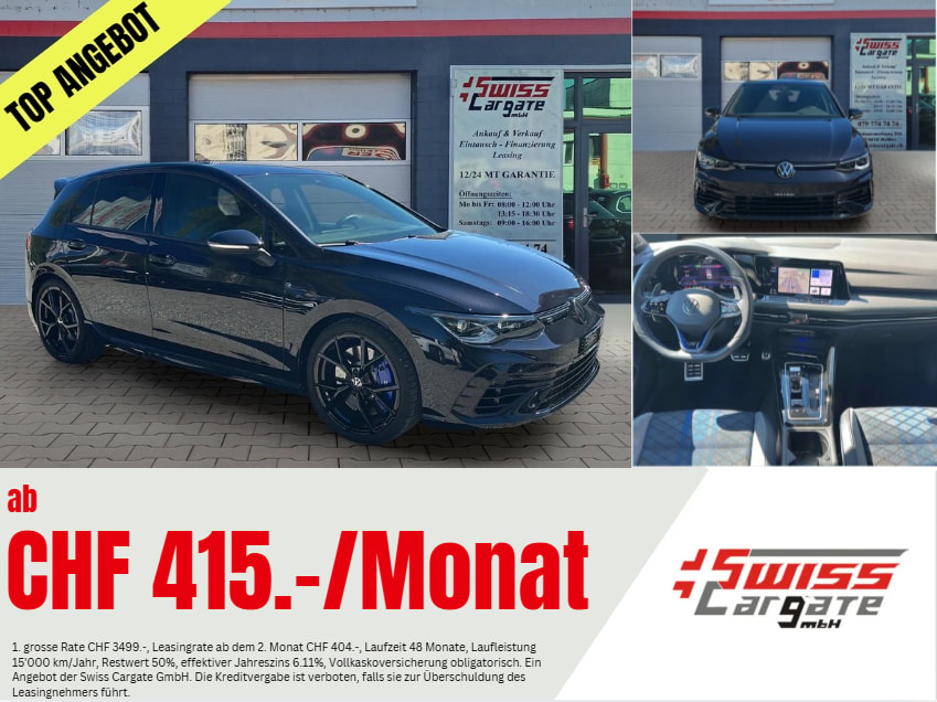 VW Golf 2.0 TSI R DSG 4Motion mit Leder & Akrapovic + DCC-image-0