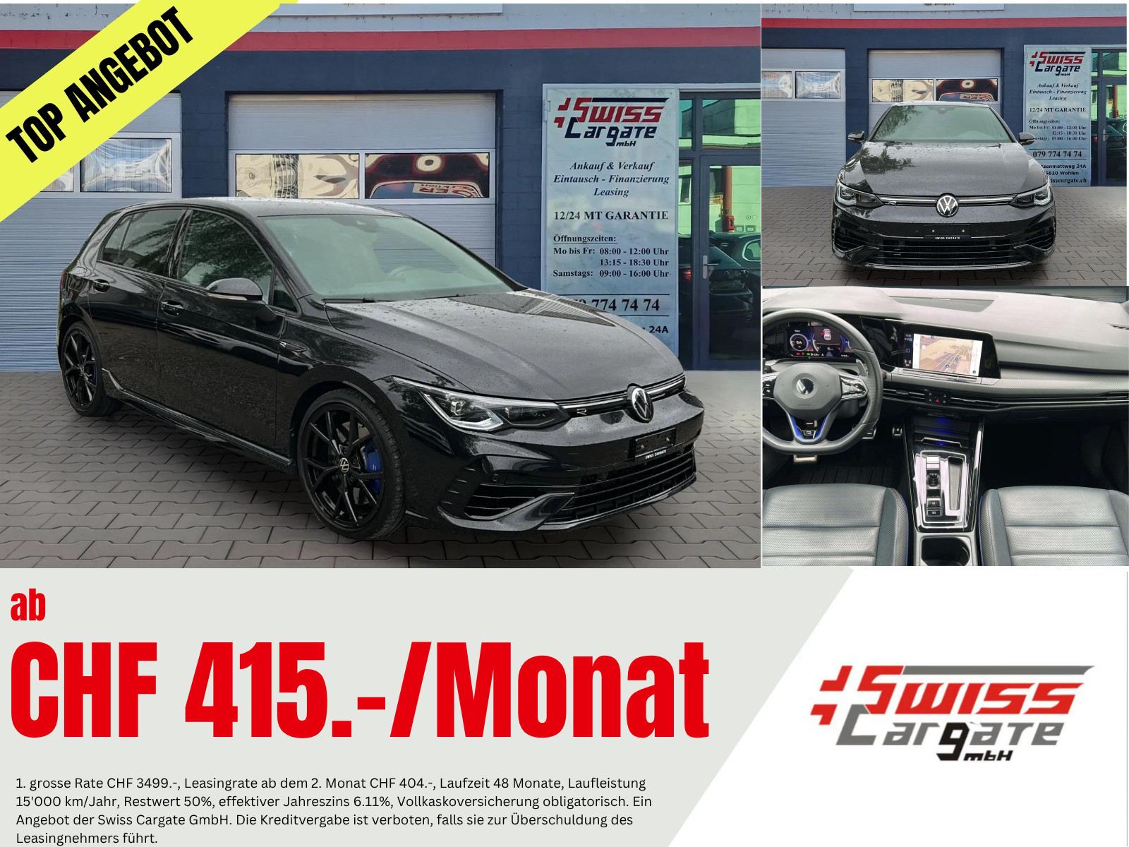 VW Golf 2.0 TSI R DSG 4Motion mit Leder & Akrapovic + DCC-image-0