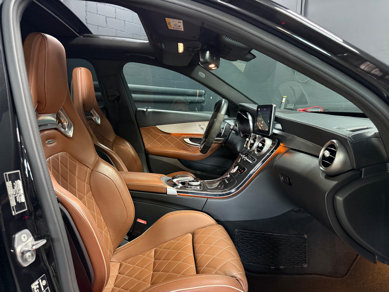 MERCEDES-BENZ C 63 S AMG All Black Performance Speedshift 2Jahre Garantie Inklusive-image-16