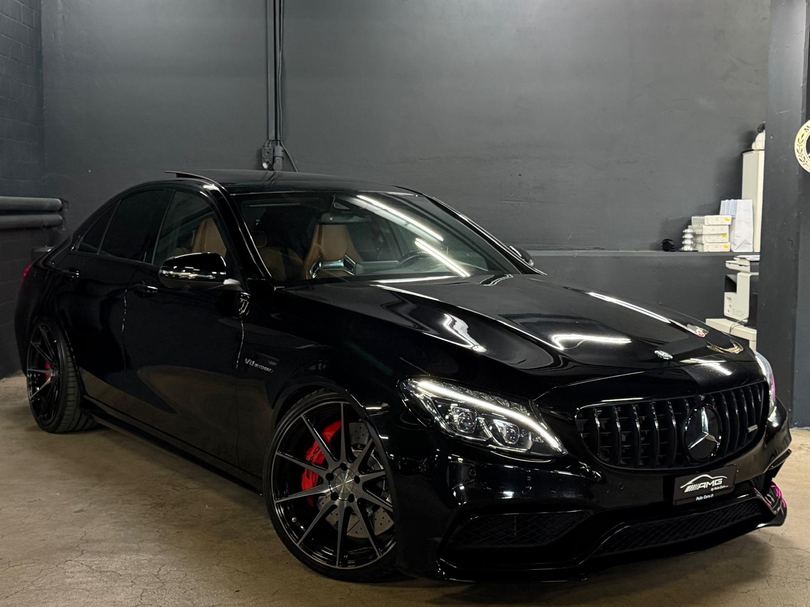 MERCEDES-BENZ C 63 S AMG All Black Performance Speedshift 2Jahre Garantie Inklusive-image-4