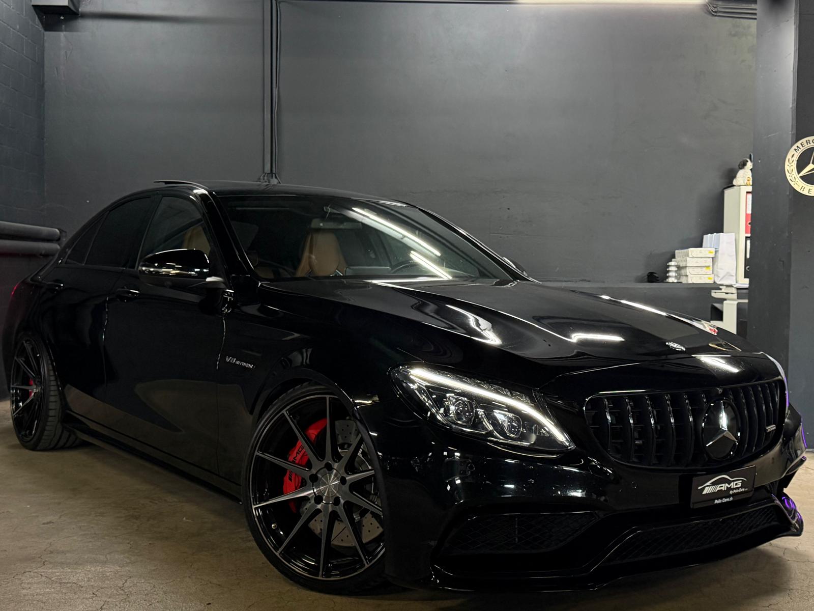MERCEDES-BENZ C 63 S AMG All Black Performance Speedshift 2Jahre Garantie Inklusive-image-3
