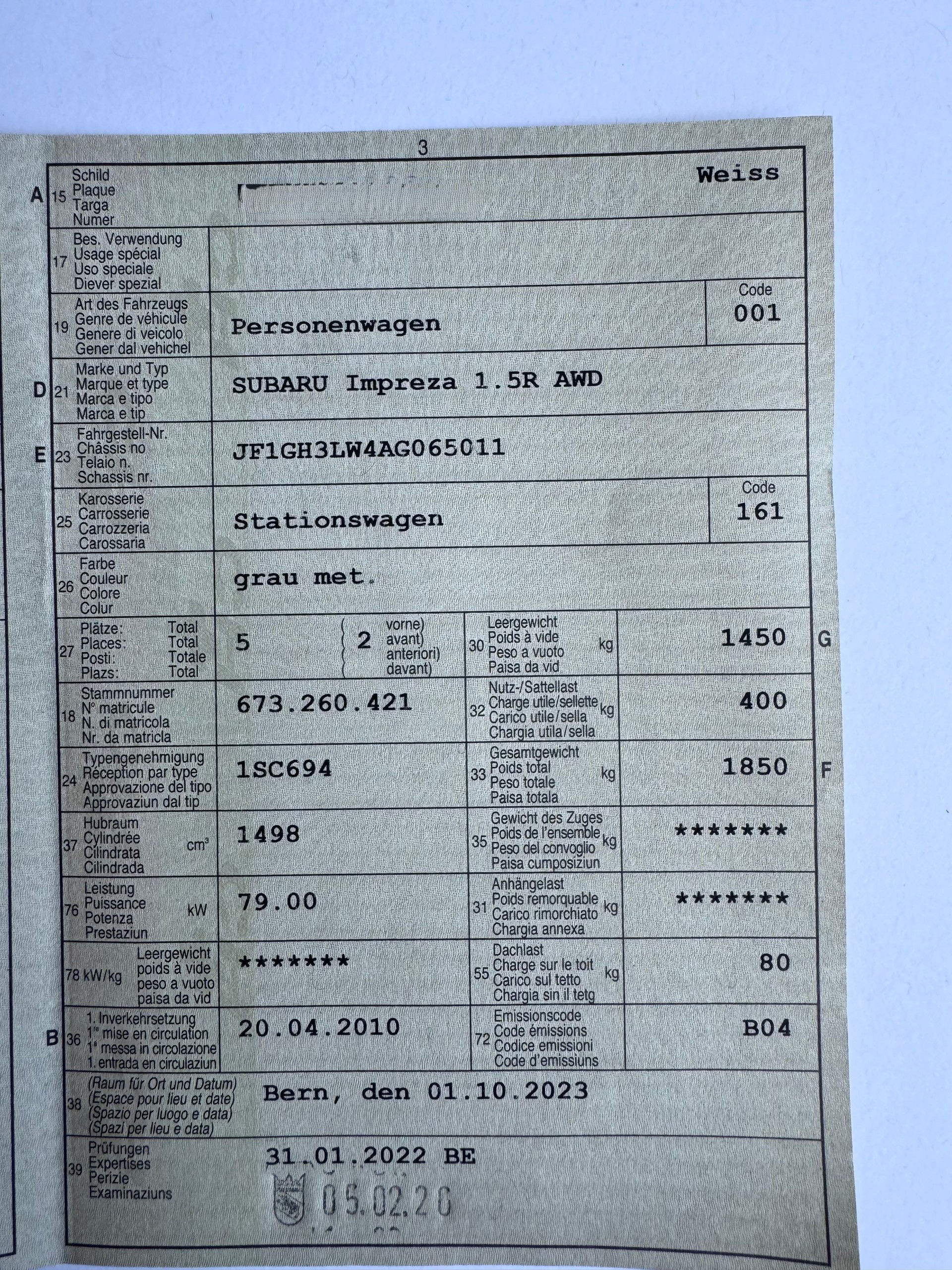 SUBARU 1.5 R Swiss-image-4