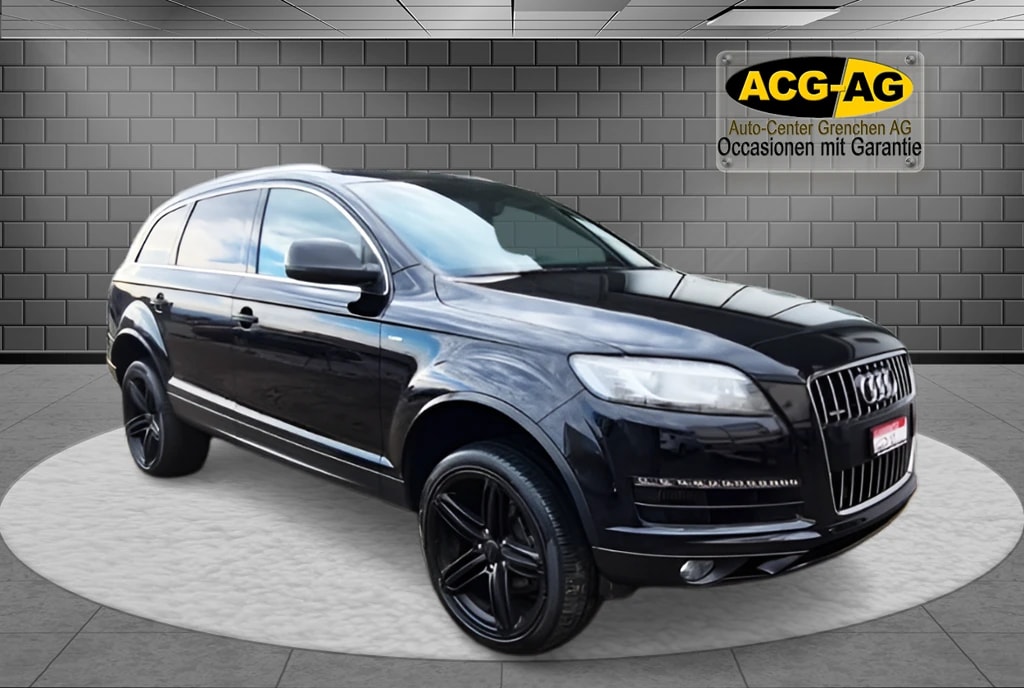 AUDI Q7 3.0 TDI addBlue quattro tiptronic ** 7 Plätzer ** S-Line ** PR-Glasdach ** Frisch ab MFK **-image-0