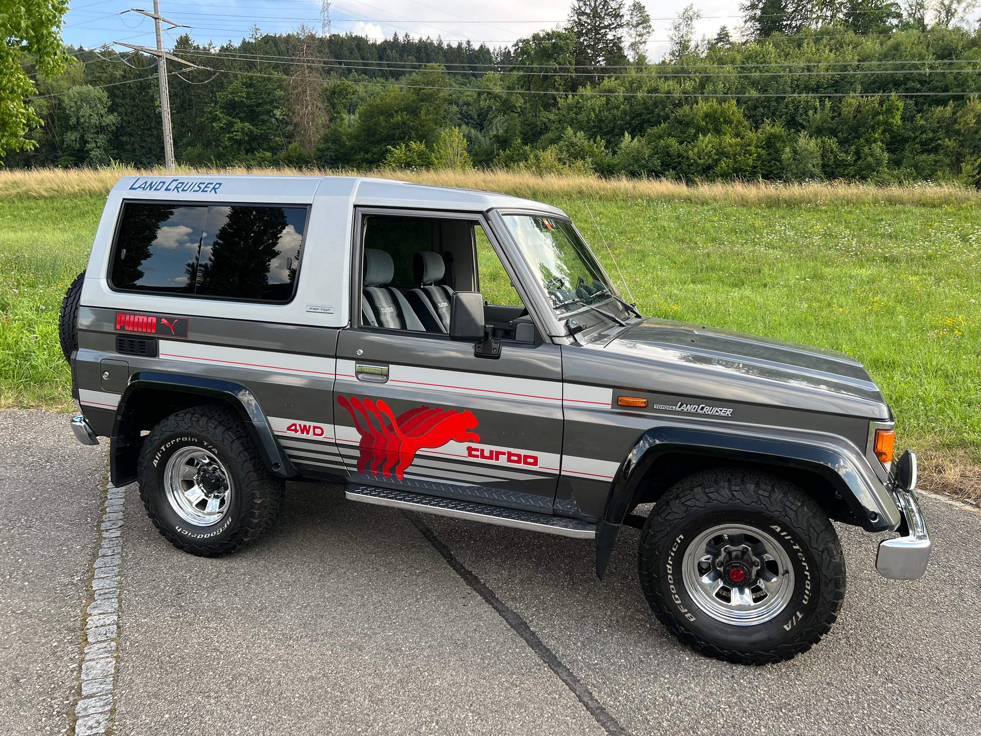 TOYOTA AB MFK 18.7.25 !! "PUMA SONDERMODELL" MIT HARD TOP. GUTER ZUSTAND. VON PRIVAT. VIEL ZUBEHÖR !! SELTEN SO ZU FINDEN !!-image-1