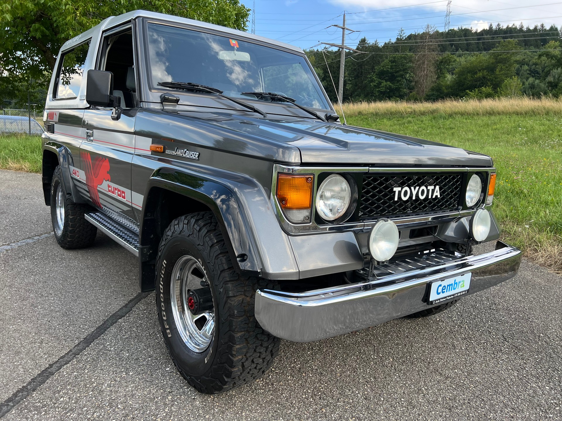 TOYOTA AB MFK 18.7.25 !! "PUMA SONDERMODELL" MIT HARD TOP. GUTER ZUSTAND. VON PRIVAT. VIEL ZUBEHÖR !! SELTEN SO ZU FINDEN !!-image-0