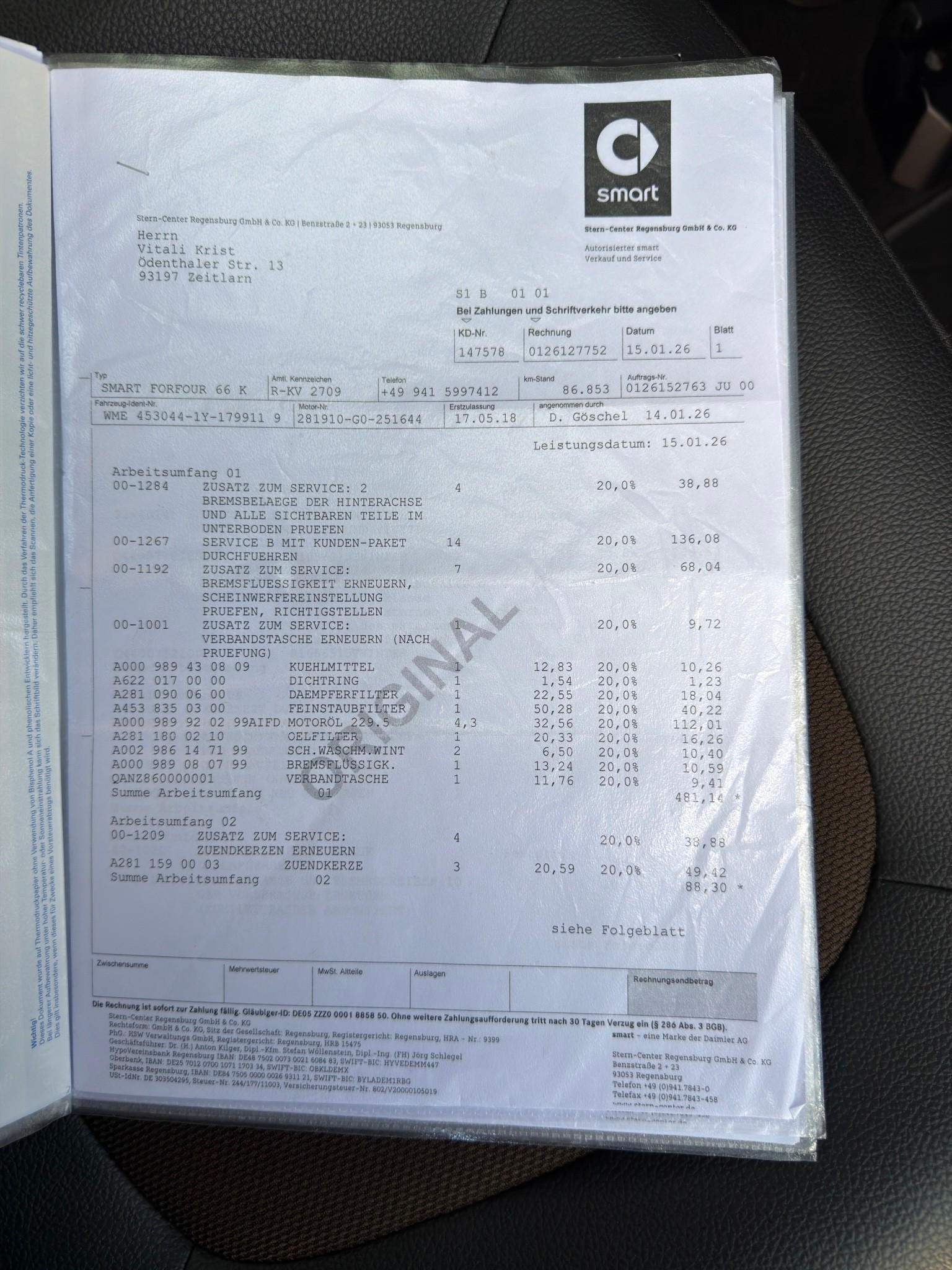 SMART forfour passion twinmatic 90 PS Frisch MFK&Garantie-image-15