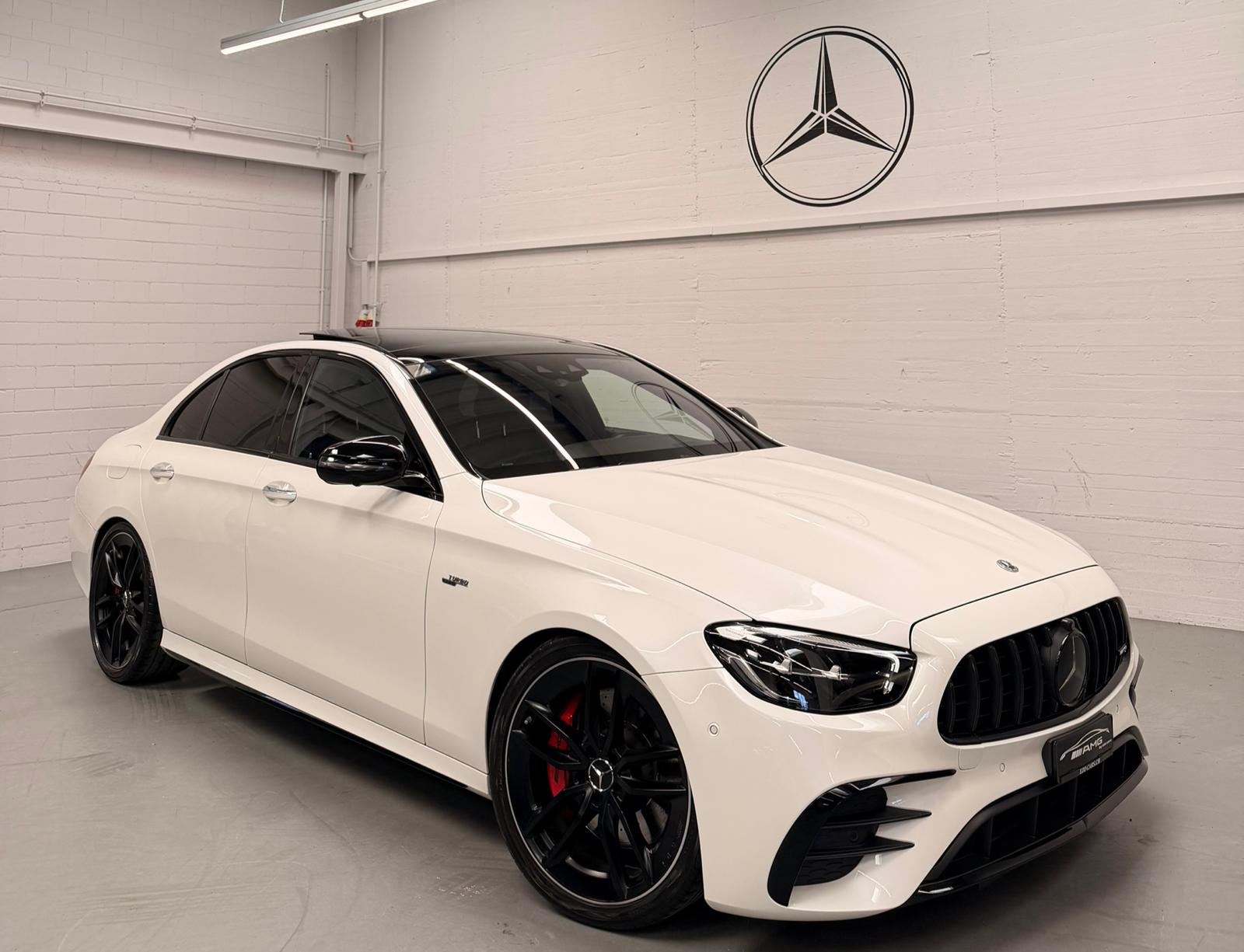 MERCEDES-BENZ AMG E 53 4Matic+ Speedshift 9G-TCT White Black Performance CH-Fahrzeug-showroom-element-3