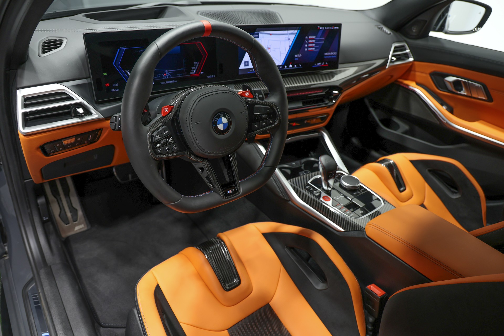 BMW M3 Touring xDrive Competition M LCI *Werksgarantie bis 07.2028*Individual Dravitgrau*Carbonschalensitze*-image-16