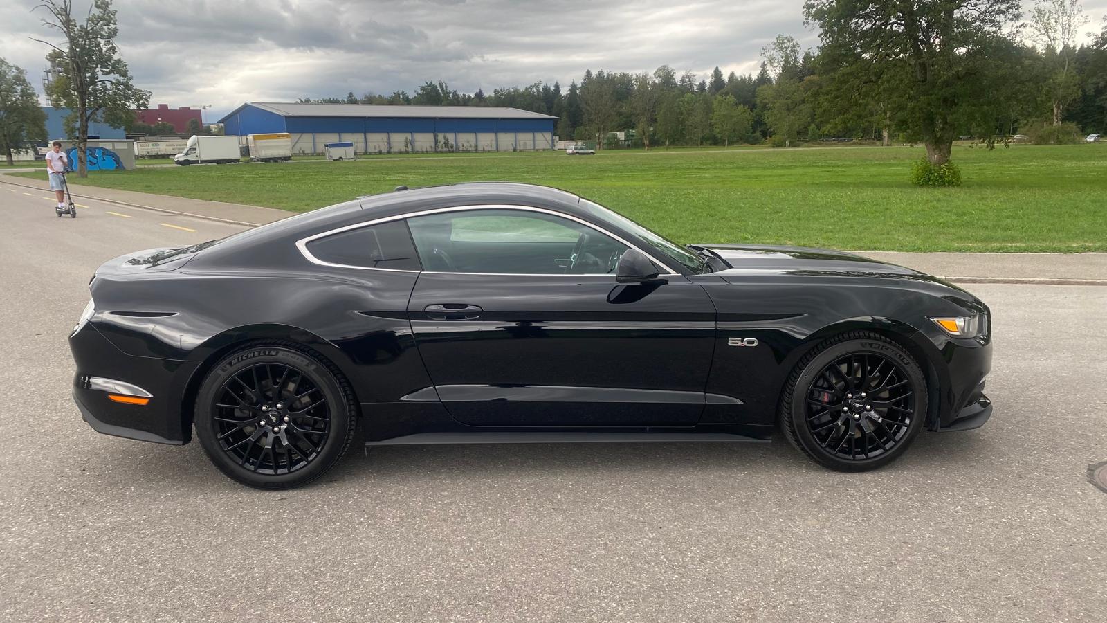 FORD Mustang Fastback 5.0 V8 GT Black Shad Ed. Automat-image-1