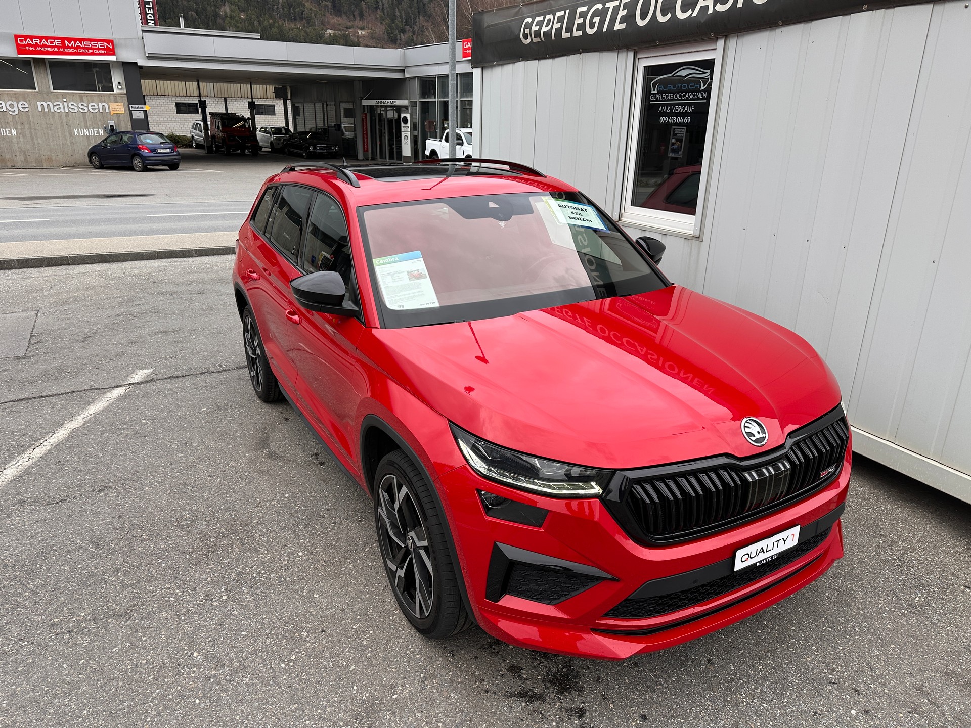 SKODA SKODA Kodiaq RS 4x4 PANORAMA * AHK * CH * 20" ALU*